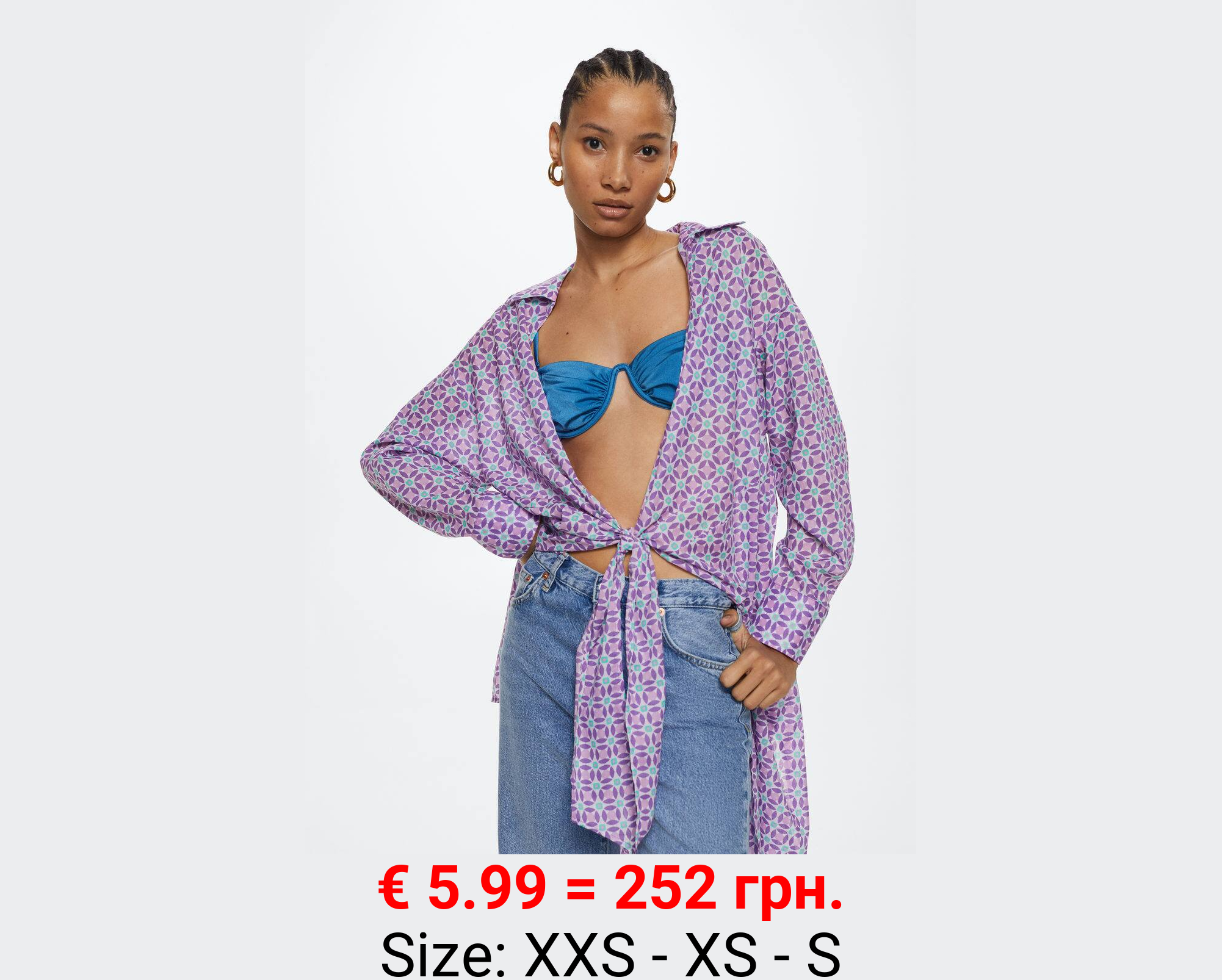 Camisa estampado geométrico