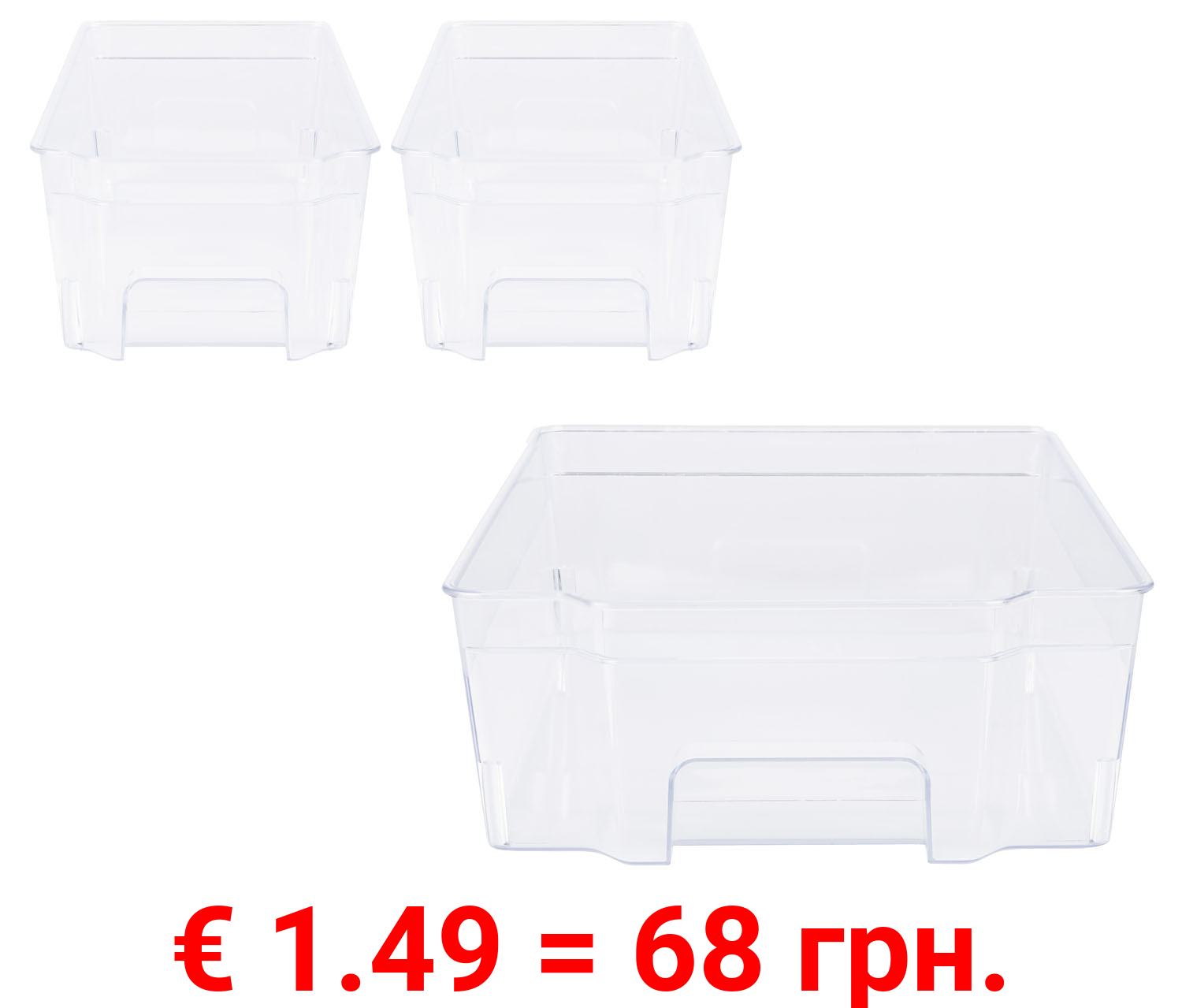 ERNESTO® Kühlschrank-Organizer, stapelbar