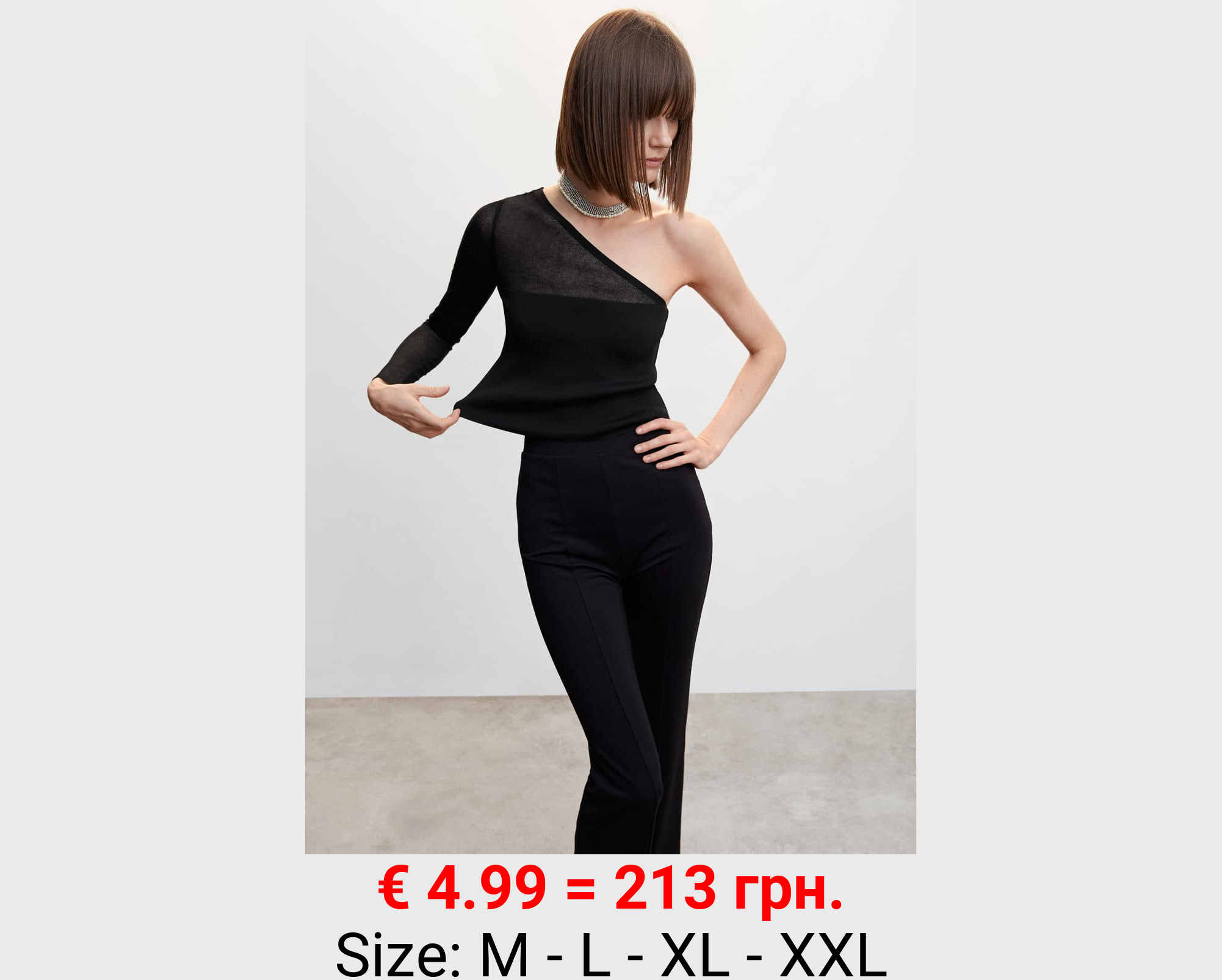 Top diseño asimétrico