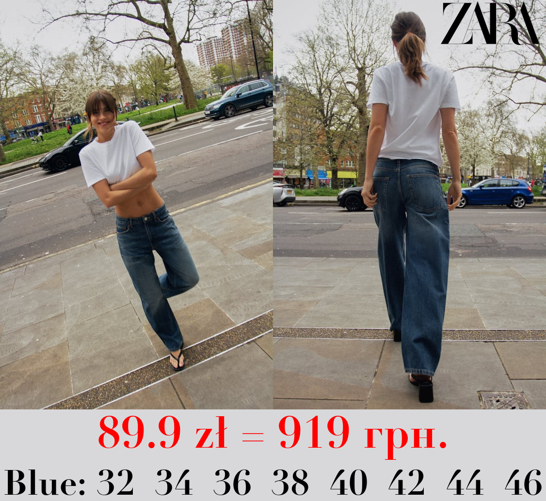 MID-RISE TAILORED BALLOON JEANS