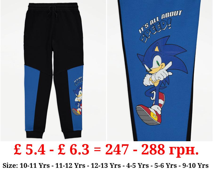 Kids 3 Pack Multicoloured Sonic the Hedgehog Trunks (4-11yrs