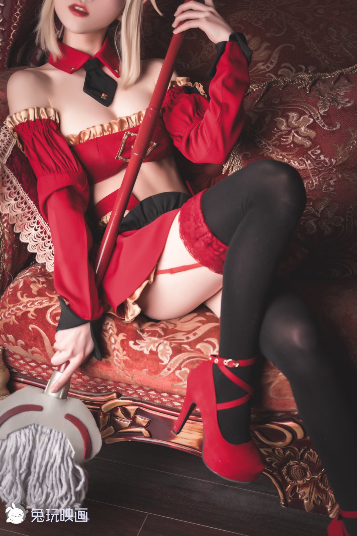 Cosplay 兔玩映画 小莫女仆 35