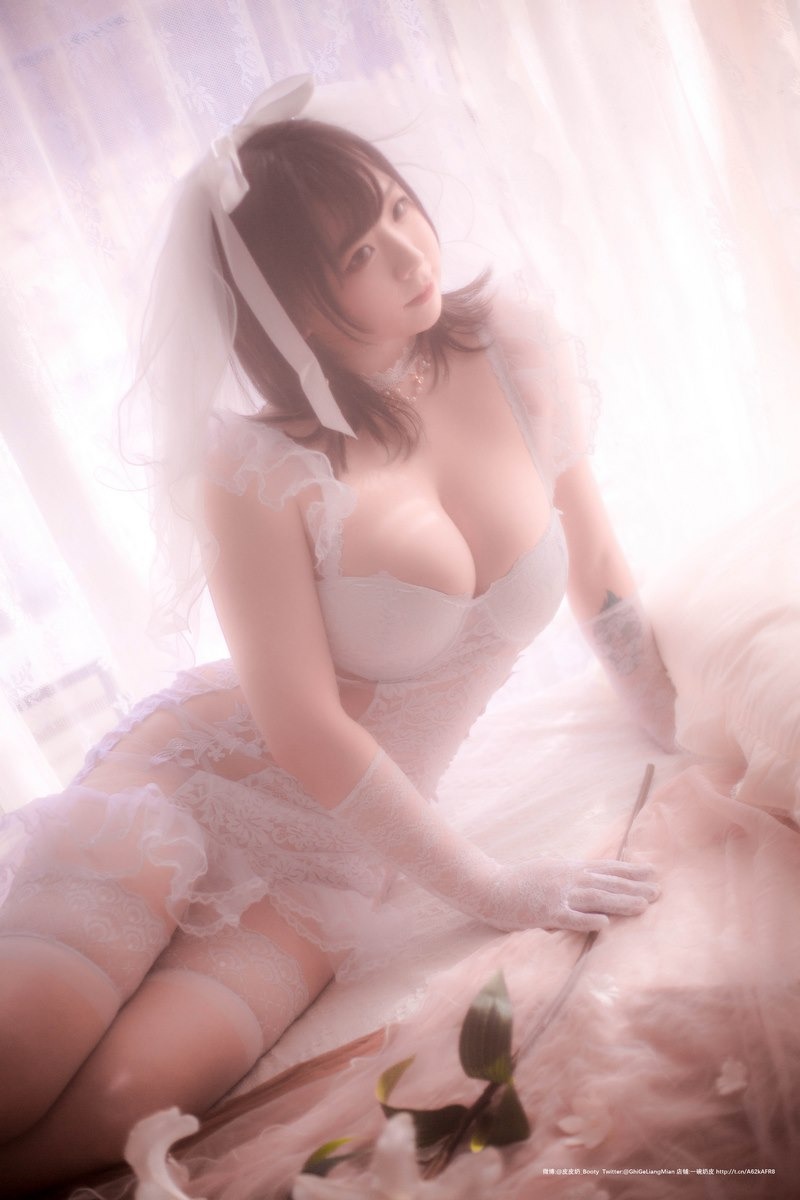 [Cos]皮皮奶-朦胧婚纱[66P] 20