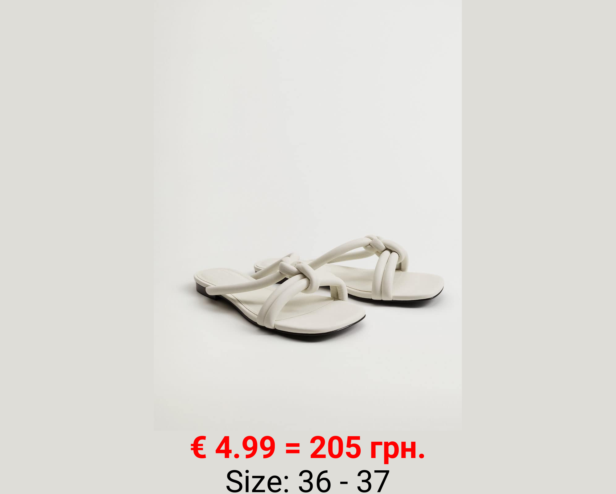 Sandalia acolchada