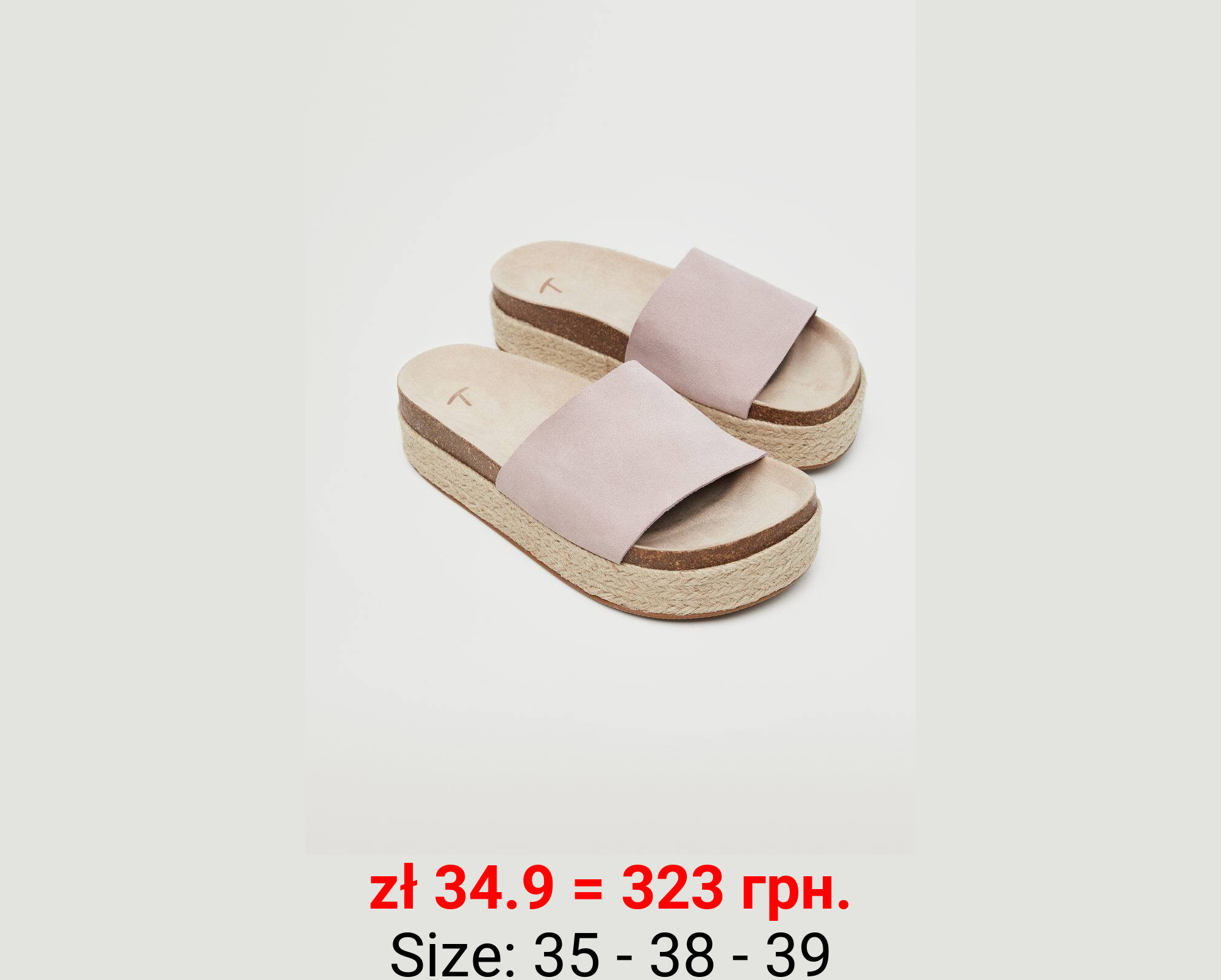 Sandalia piel plataforma