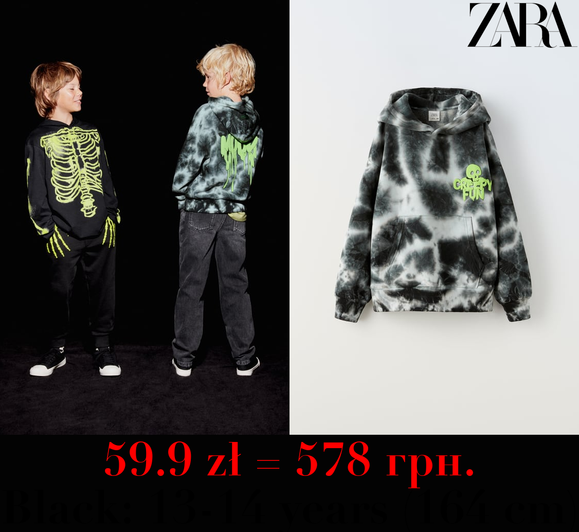 TIE-DYE HALLOWEEN HOODIE