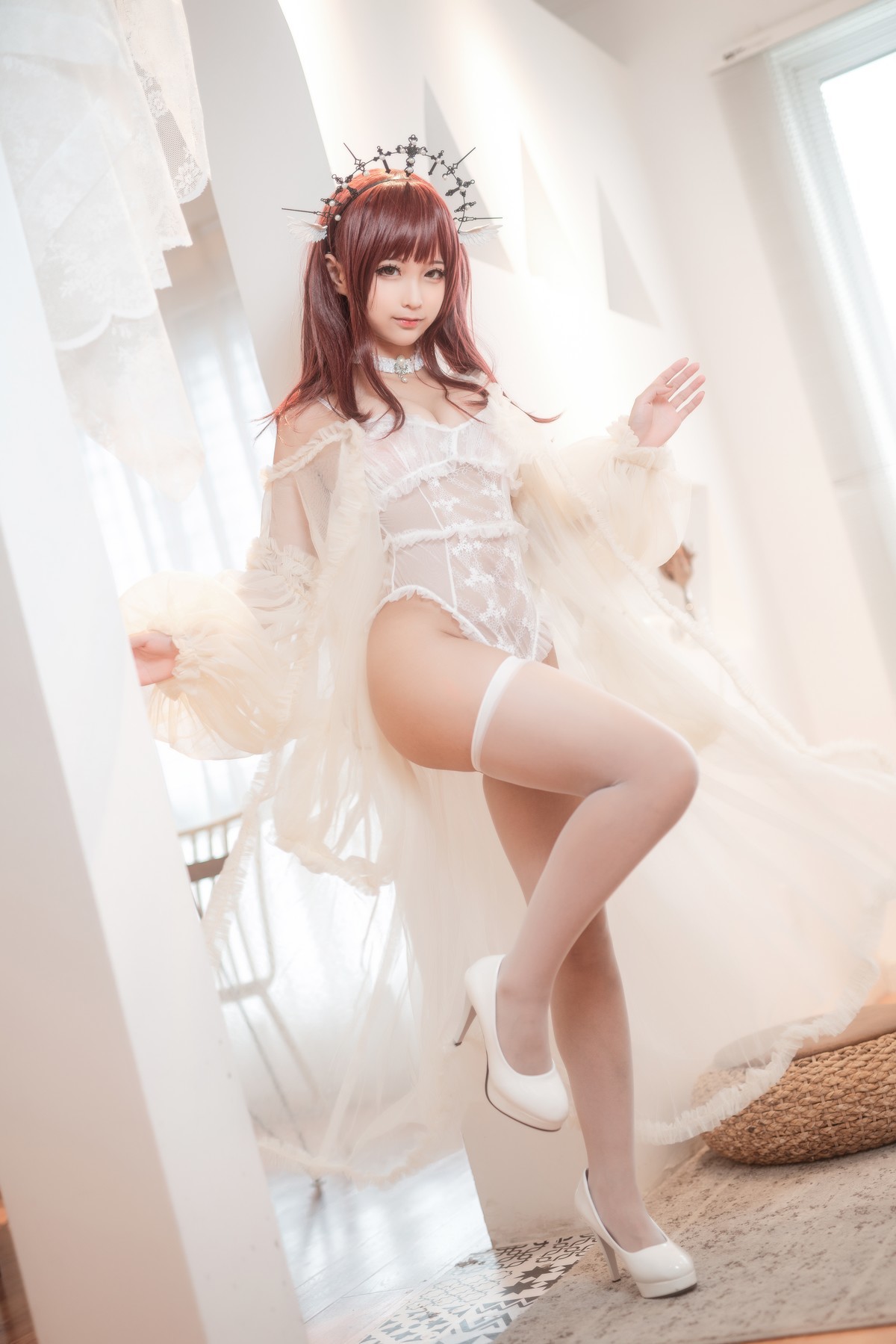 Cosplay 蠢沫沫 Chunmomo 沫沫真爱版 天使本-火天使 26