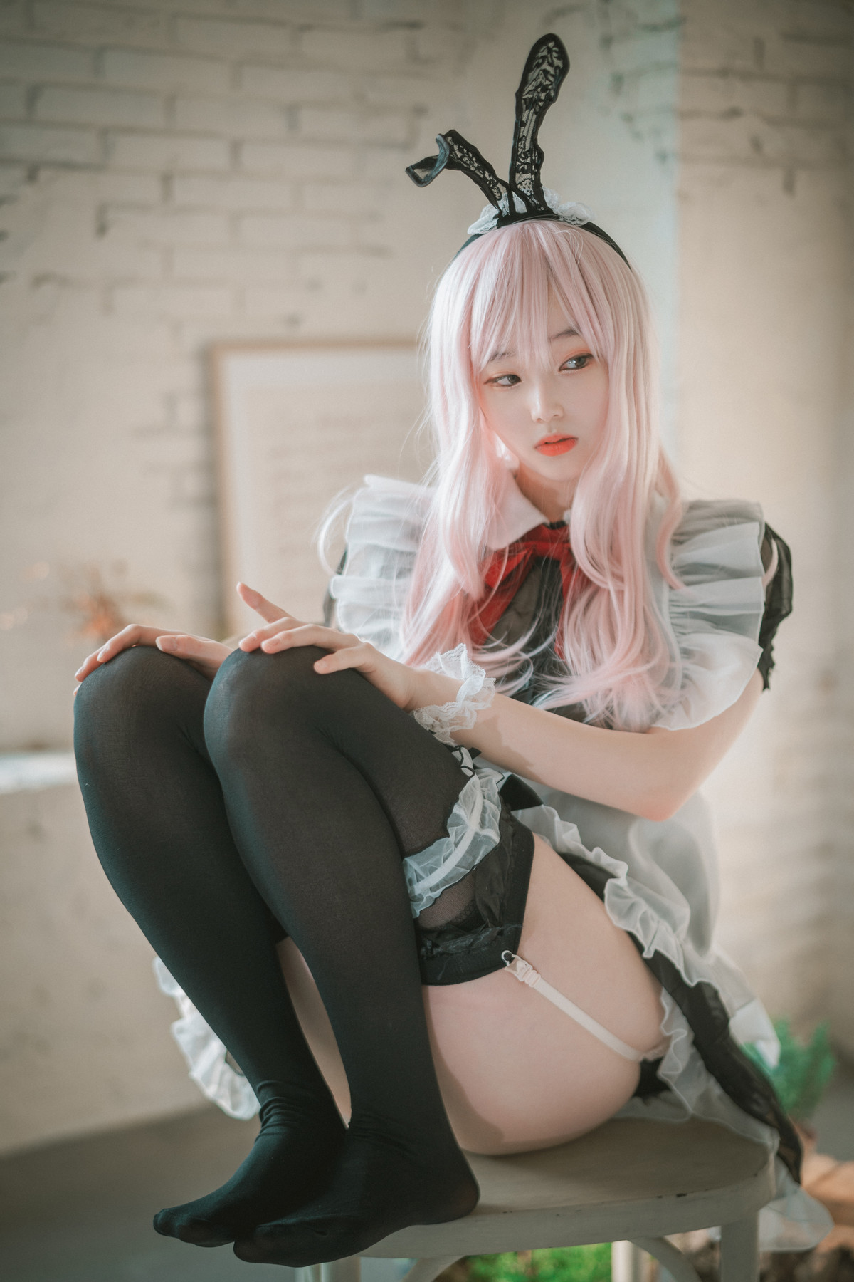 Bambi 밤비, [DJAWA] Sheer Bunny Maid 3