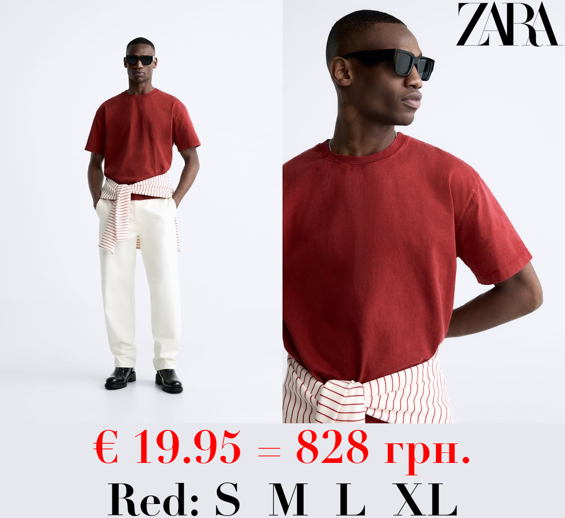 FADED RIPPED T-SHIRT