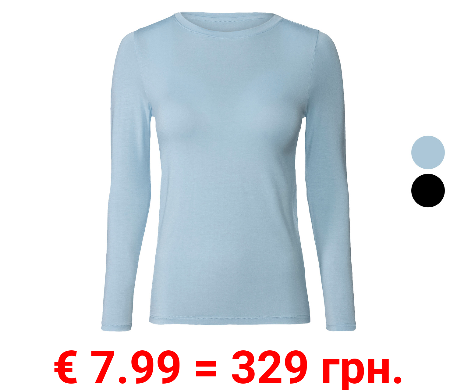 esmara® Damen Thermo-Unterhemd, langarm