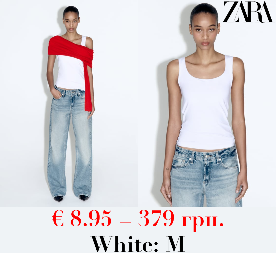 POLYAMIDE TOP WITH WIDE STRAPS