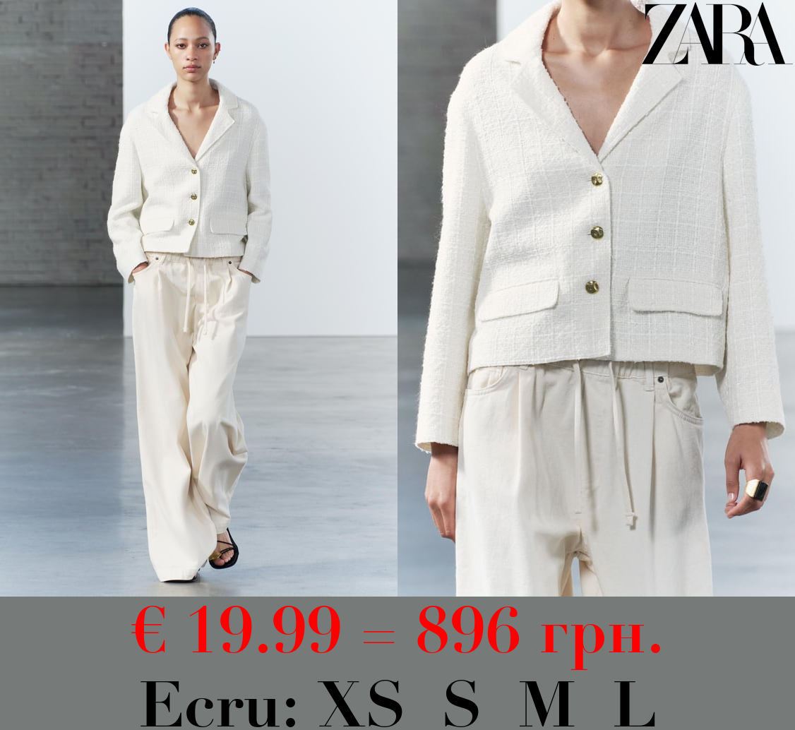 ZW COLLECTION TEXTURED BLAZER