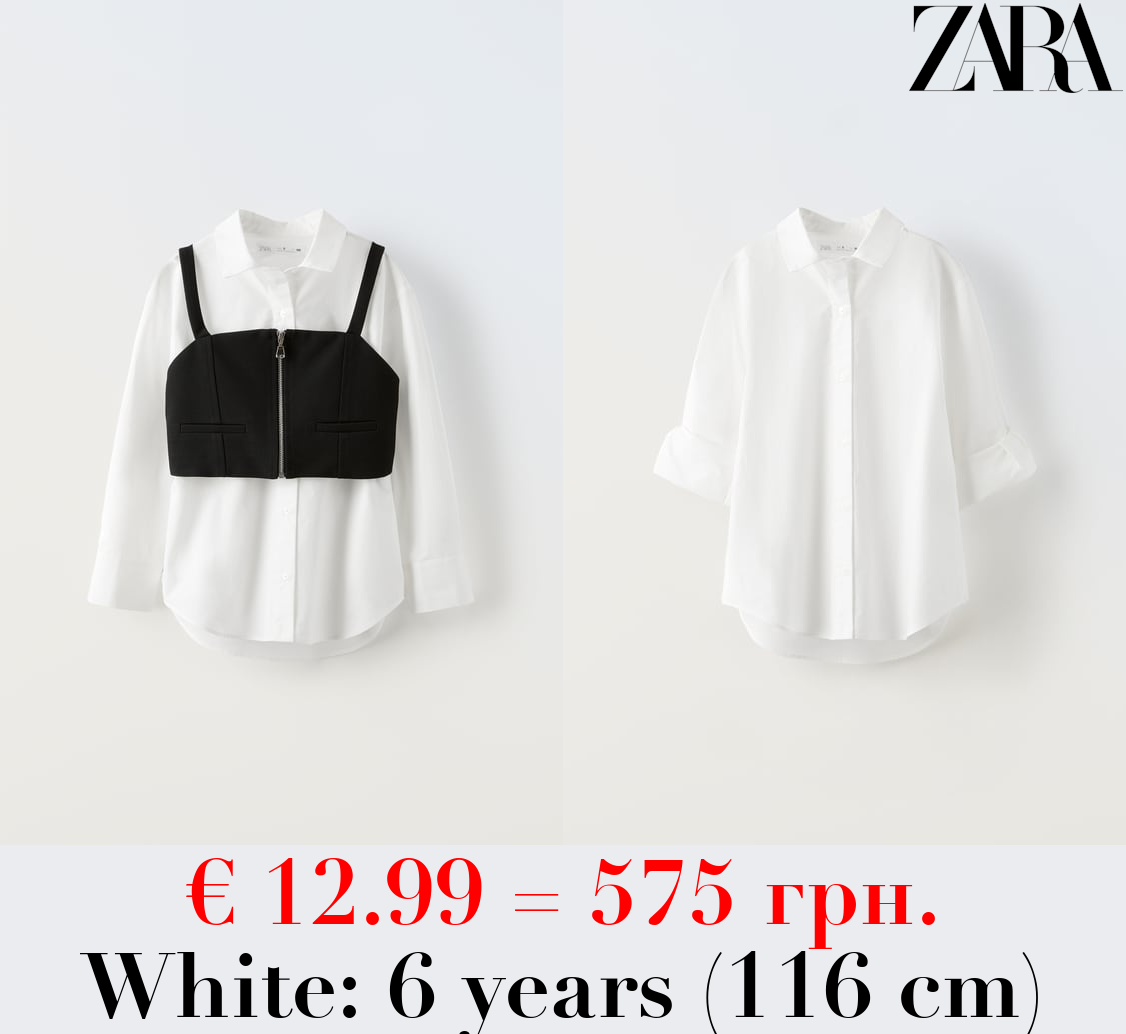 COMBINED BUSTIER SHIRT