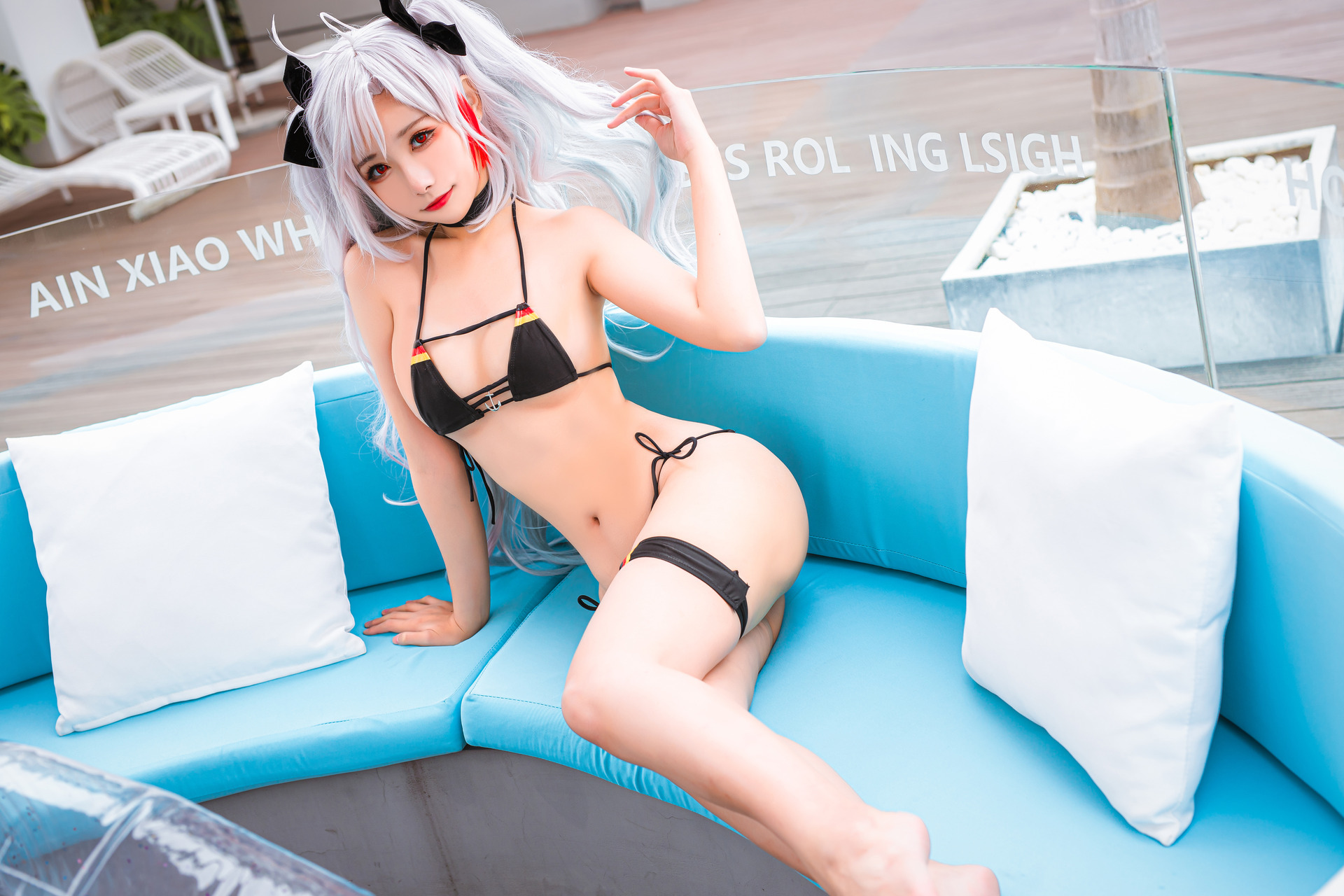 [Momoko葵葵] Prinz Eugen 欧根亲王 Bikini 水着 12