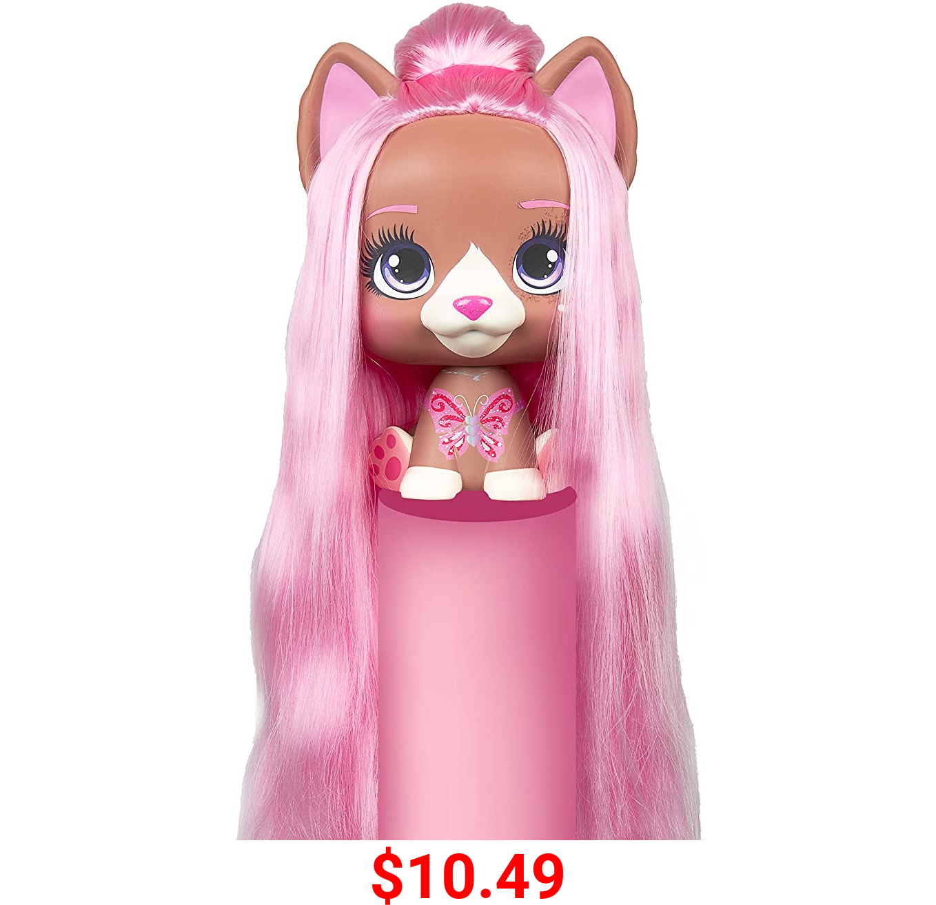 IMC Toys VIP Pets Color Boost - Mega VIP Pet Nyla | Styling Head, 30+ Accessories, Kids Age 3+, Multi
