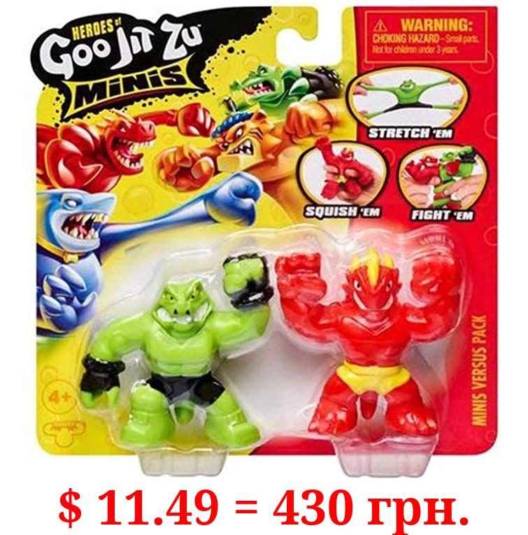 Moose Toys Goo JIT Zu Mini Pack Versus Blazagon vs Rockjaw