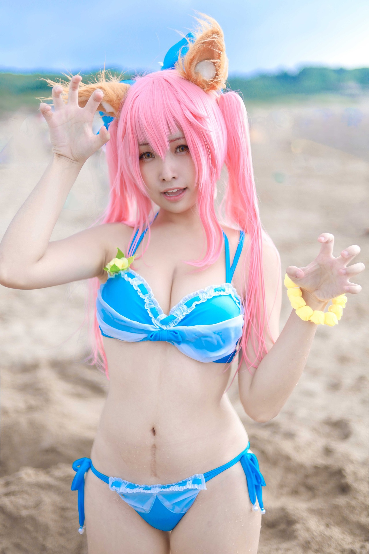 [毛毛喵 momocat] Tamamo no Mae Ver.Swimsuit 25