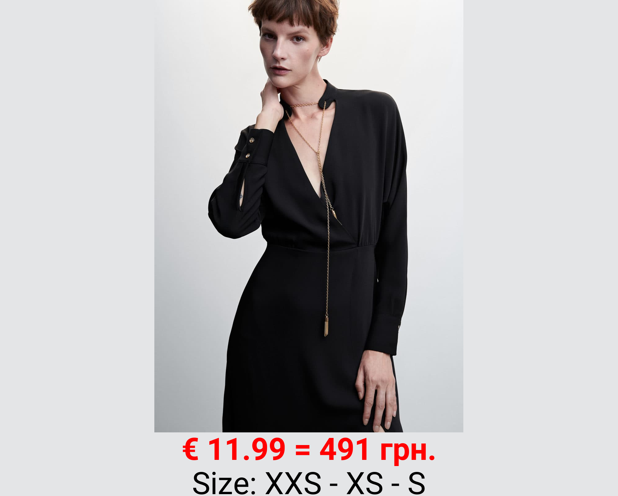 Vestido detalle cadena