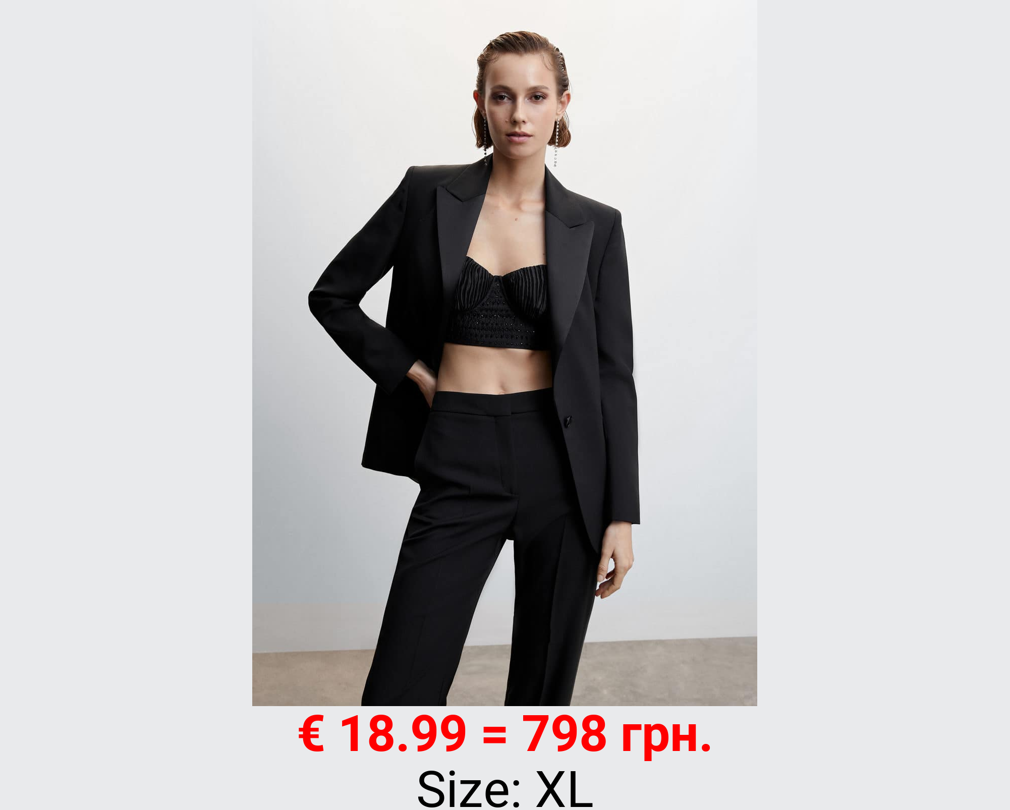 Americana traje solapas satinadas