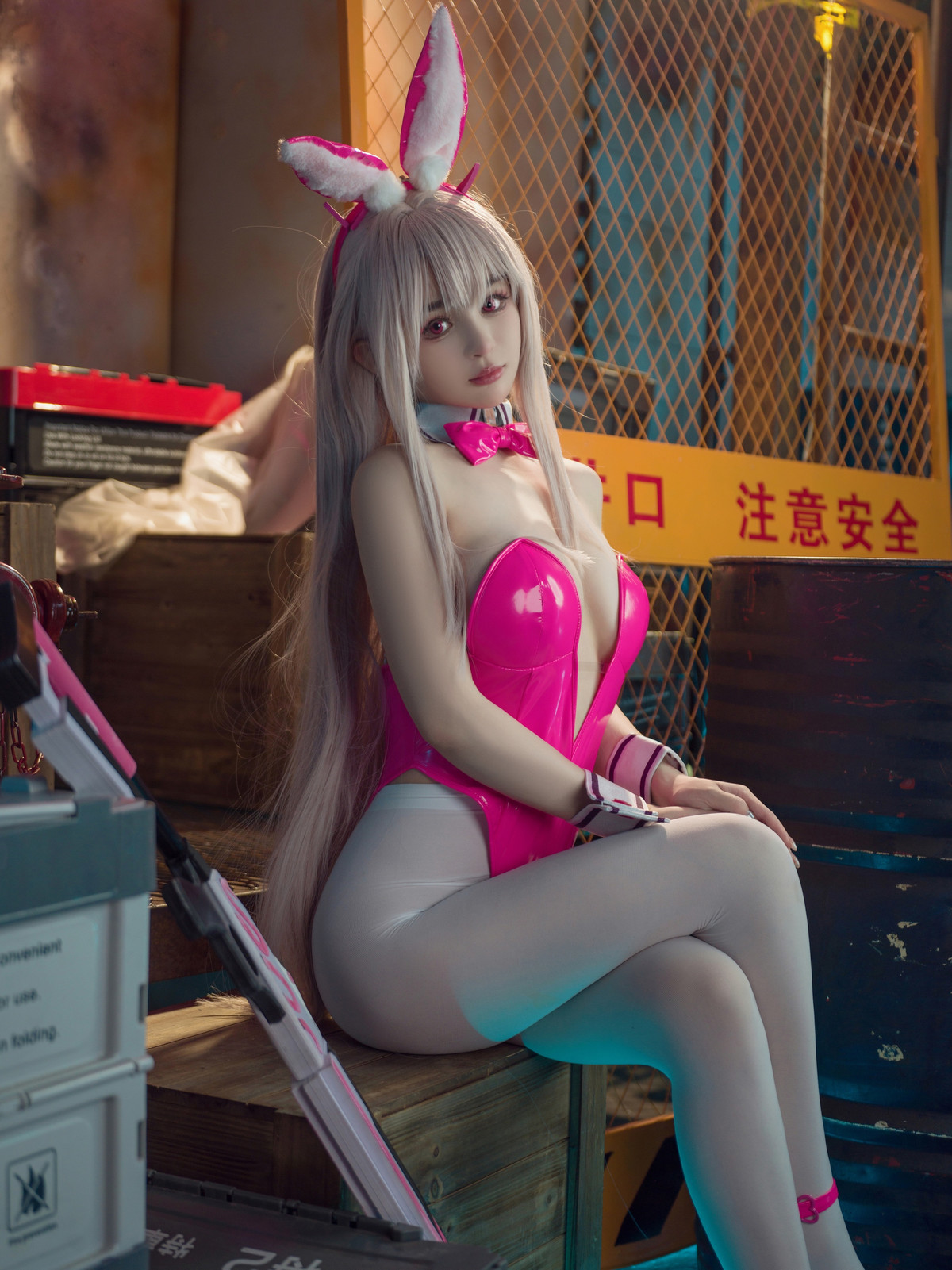 Cosplay 桜井宁宁 Viper Bunny 毒蛇兔女郎 24