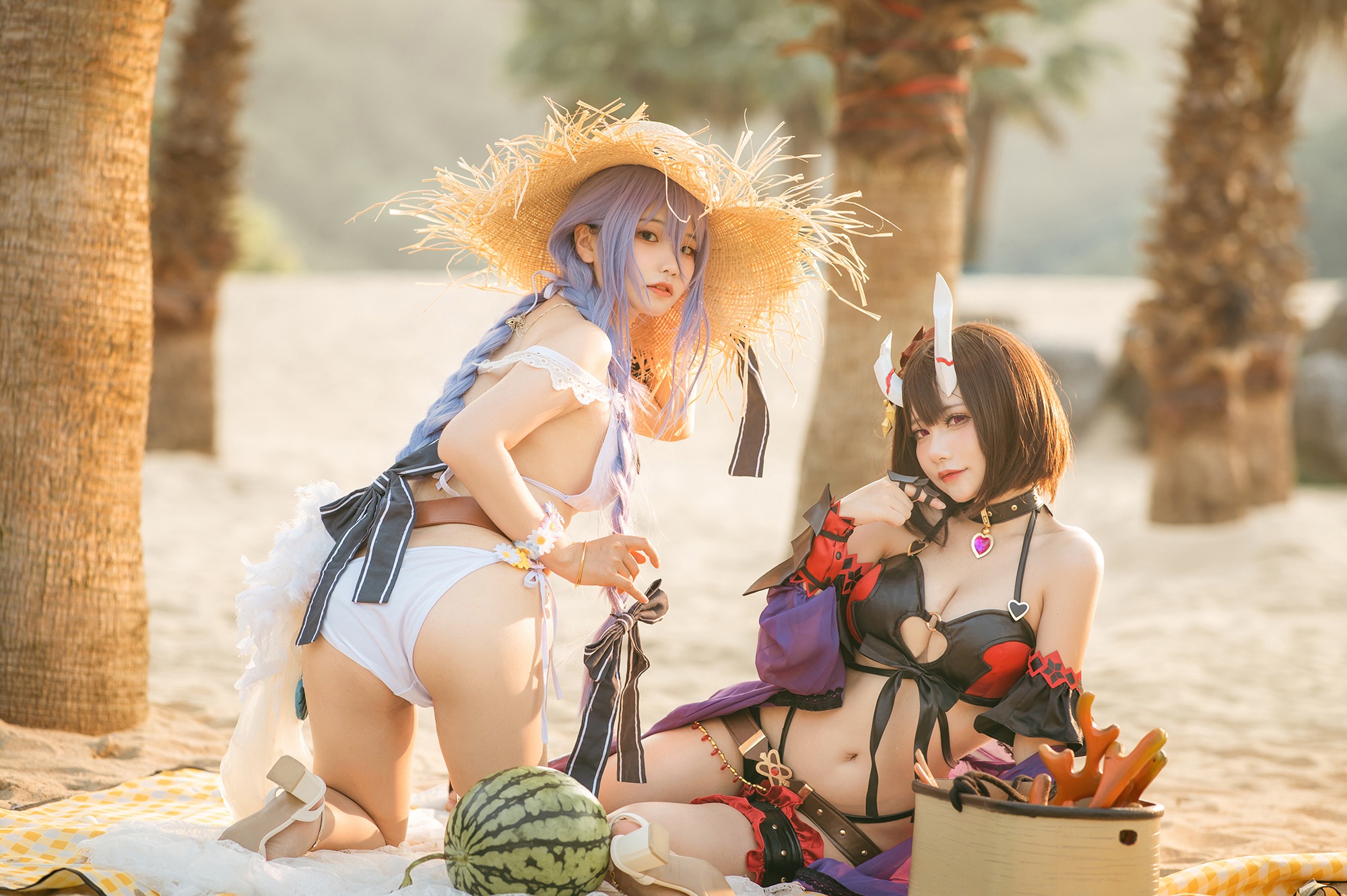 伊喵君_Nya &是一只熊仔 - 《公主连结》 静流&惠理子(Princess Connect)  38P-147M 10