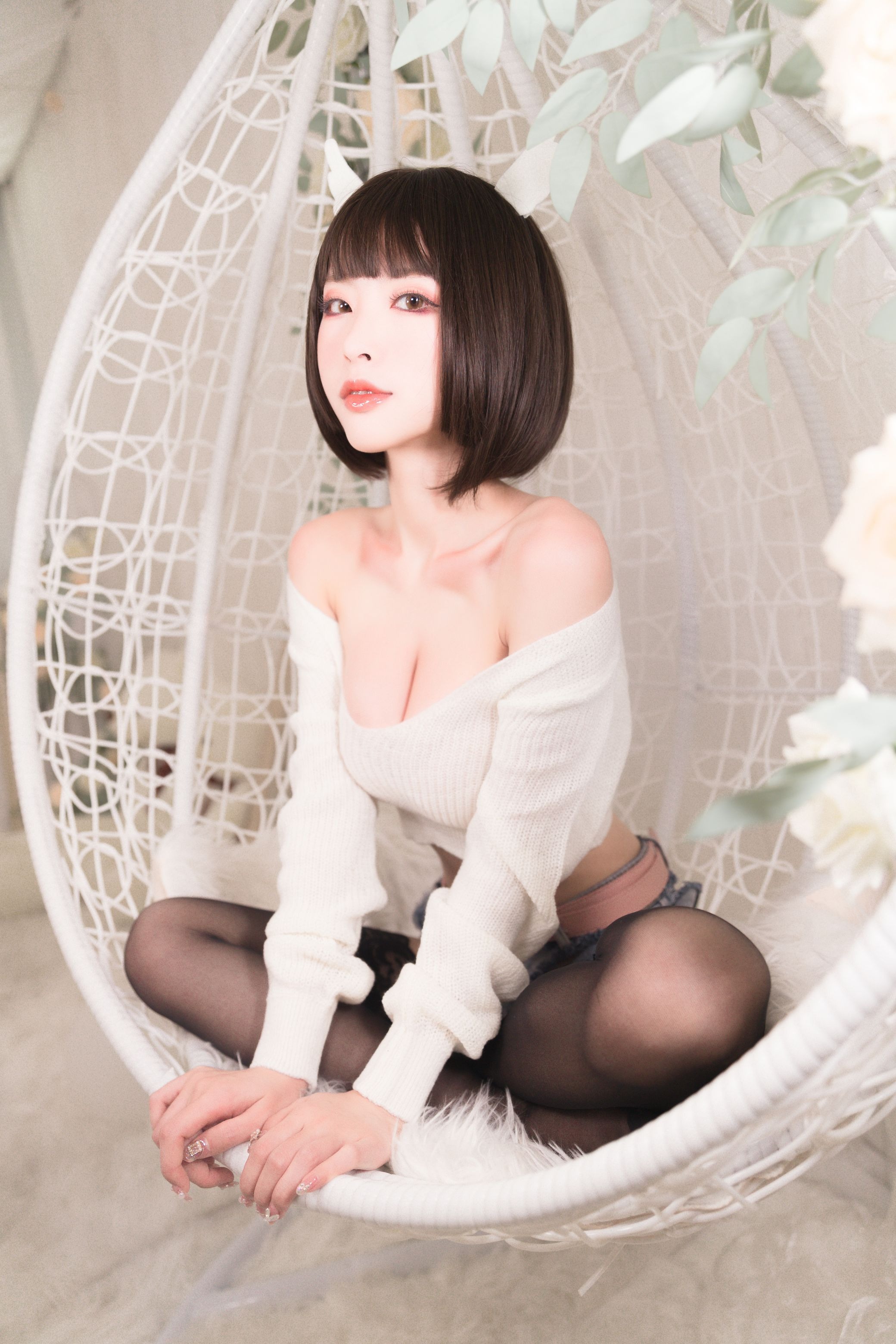 清水由乃 - 白色毛衣[32P1V309M] 22