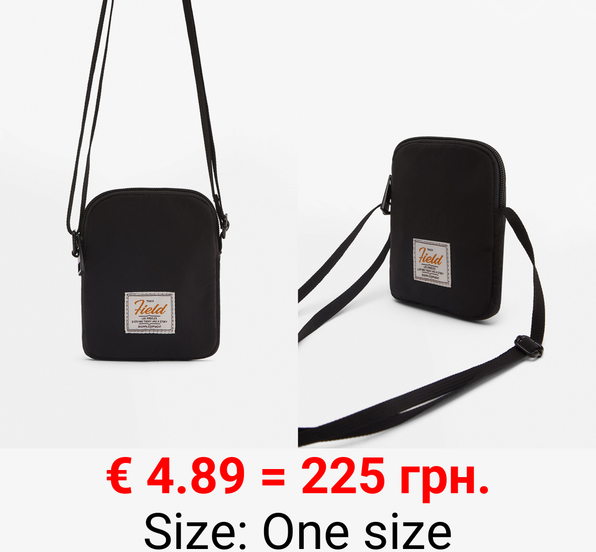 Field canvas crossbody bag