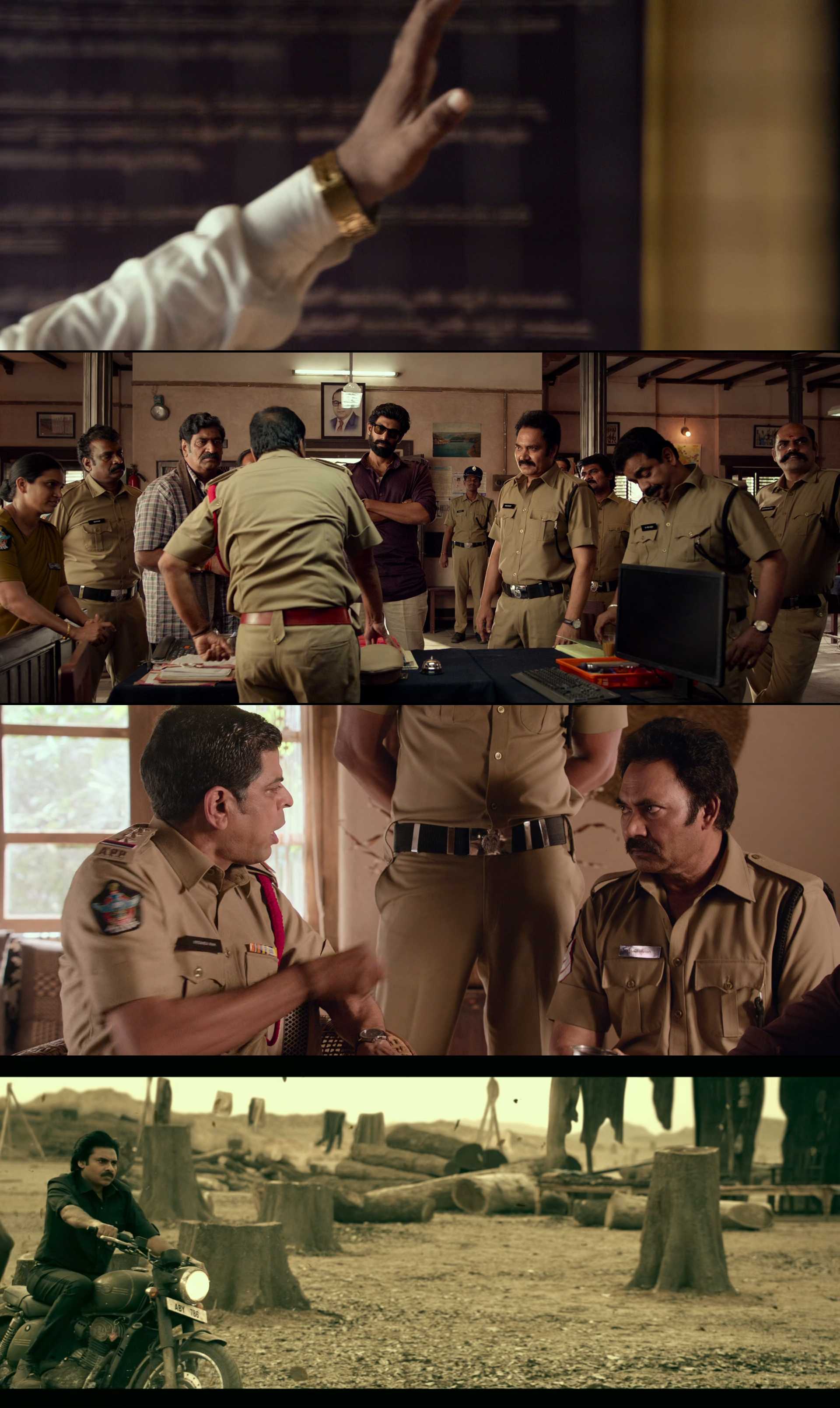 Screenshot of Bheemla Nayak Movie