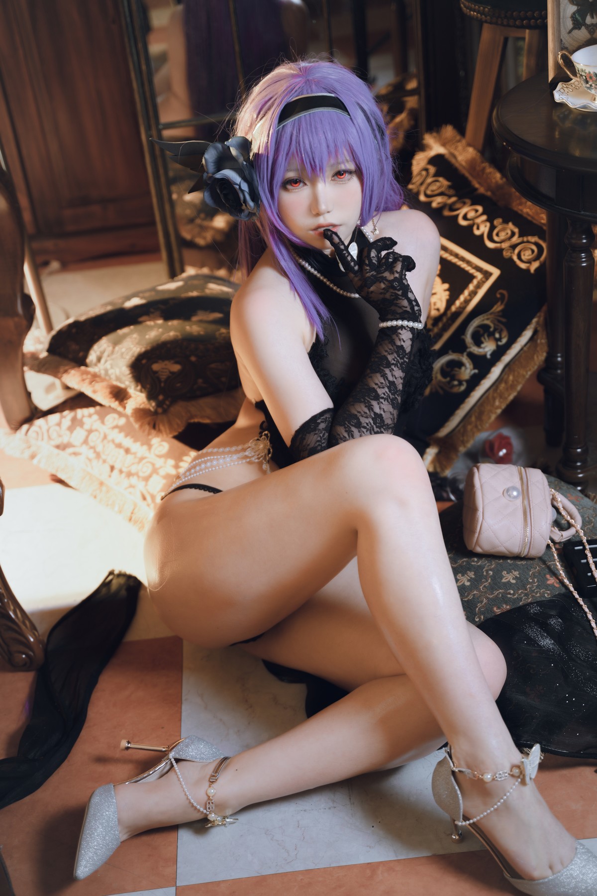 Cosplay 一北亦北 ZB-26 暗蔷摇曳 24