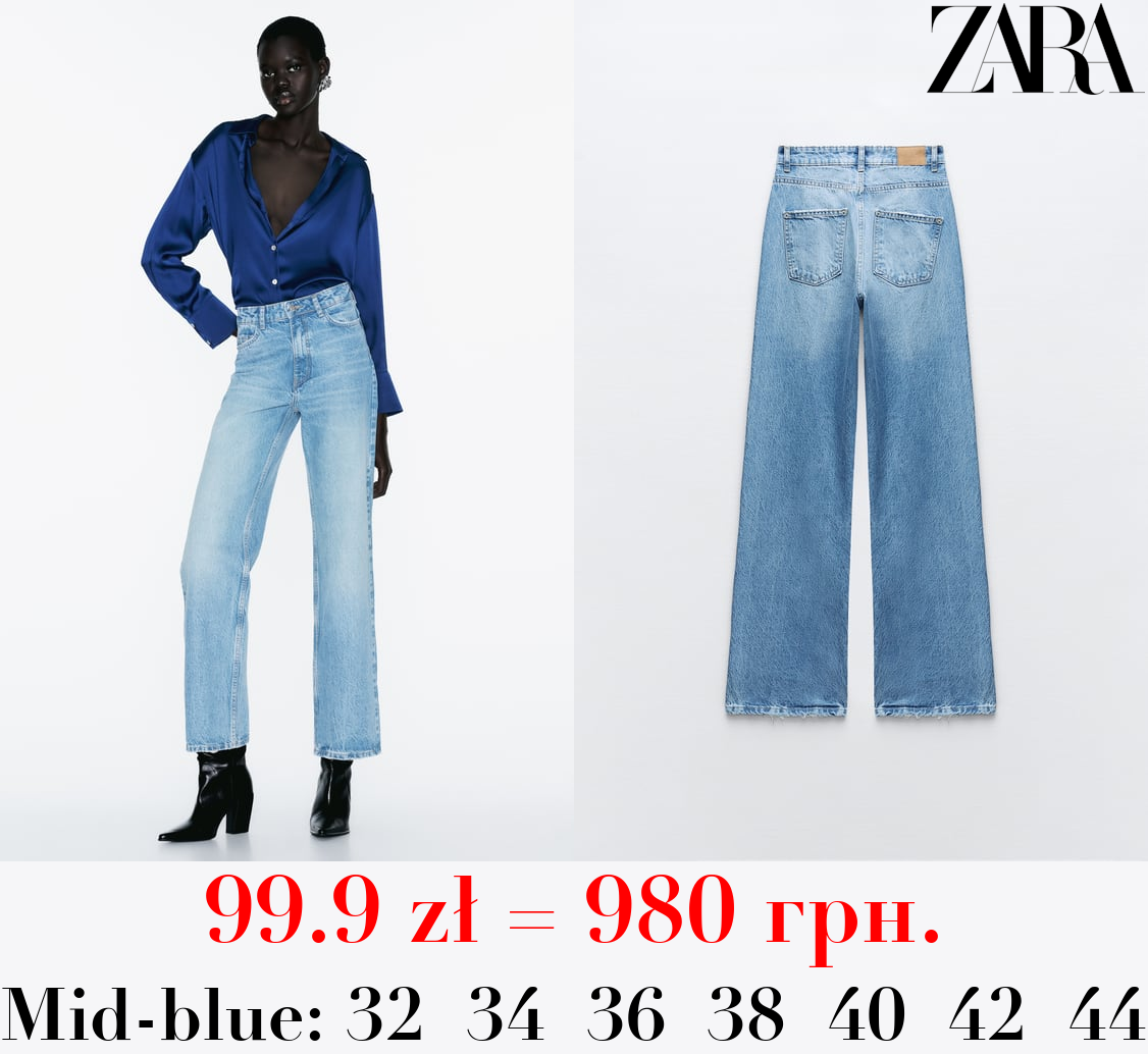 Z1975 STRAIGHT-FIT HIGH-WAIST FULL LENGTH JEANS