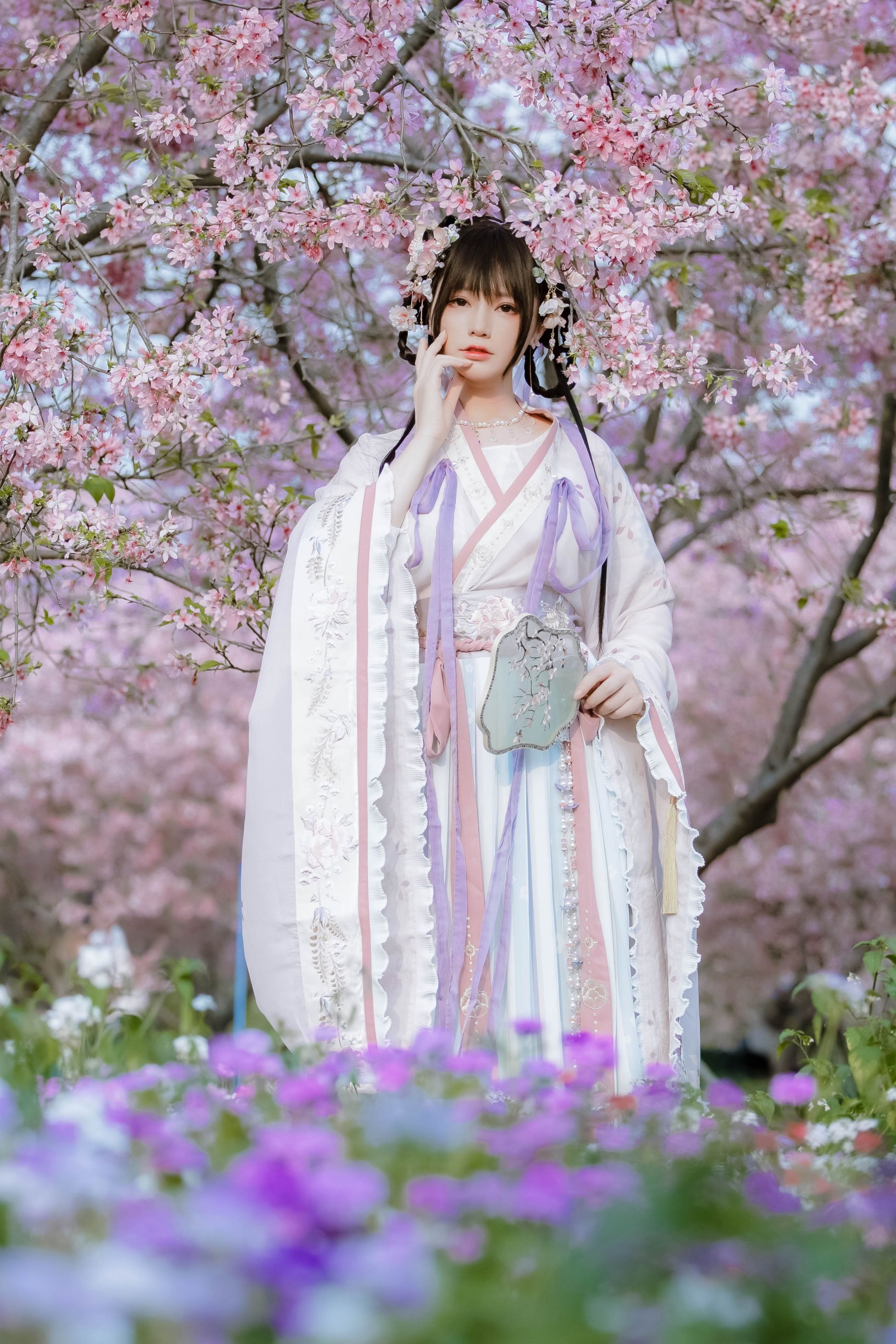 喵子Nyako - 樱花汉服 花神祈愿 [52P-219MB] 5