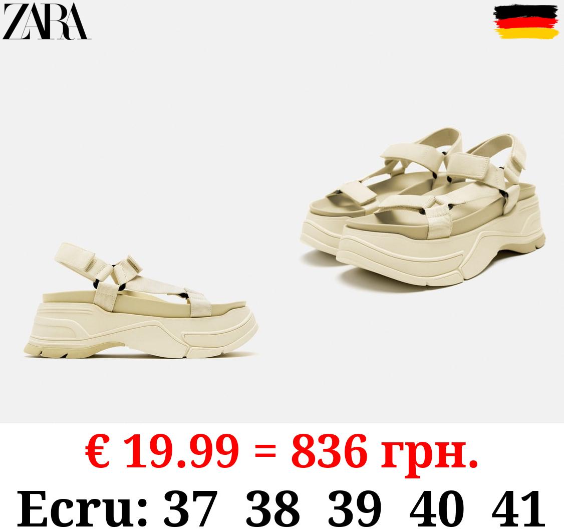 FLATFORM SPORTY SANDALS