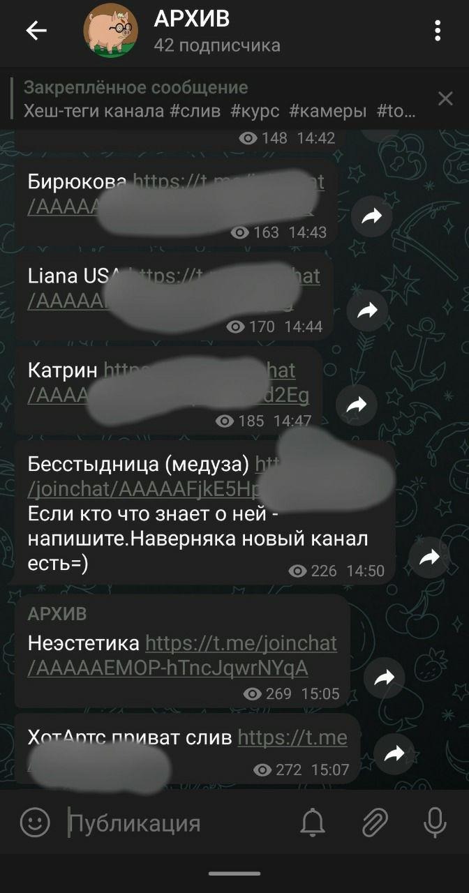 Сливы приватов телеграмм каналов фото 40