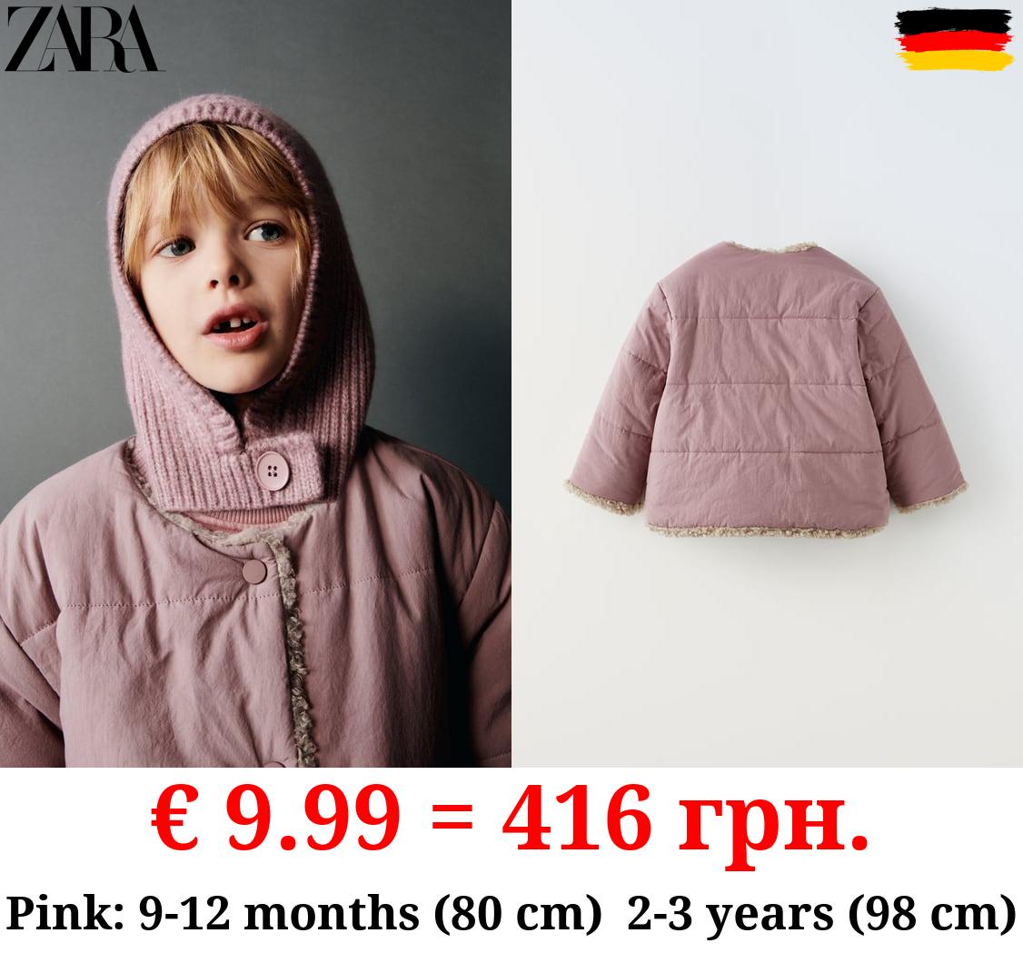 FAUX SHEARLING JACKET