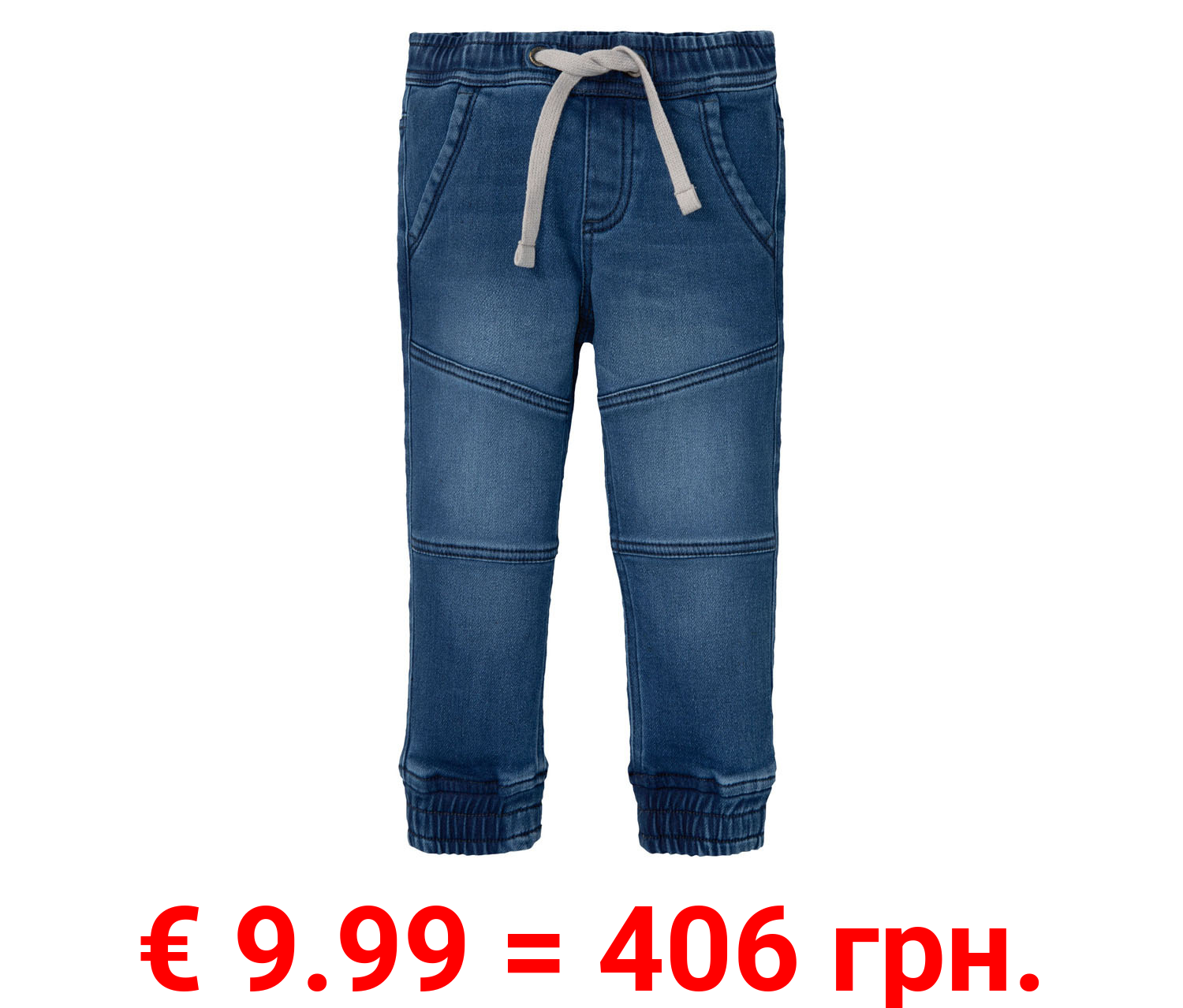 lupilu Kleinkinder Jungen Sweatdenim-Jeans mit Bündchen