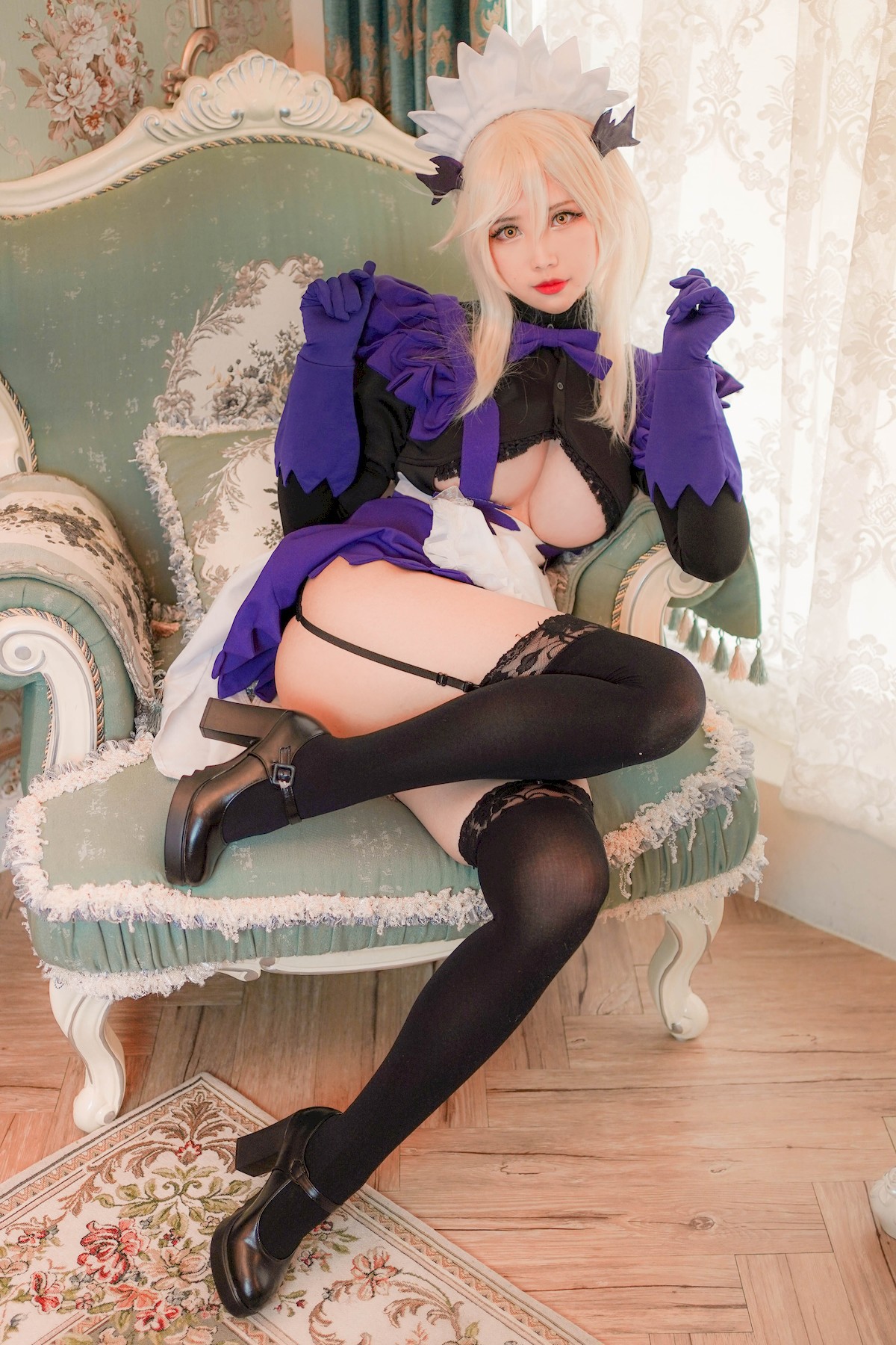 Cosplay KaYa萱 阿尔托莉雅女仆 2