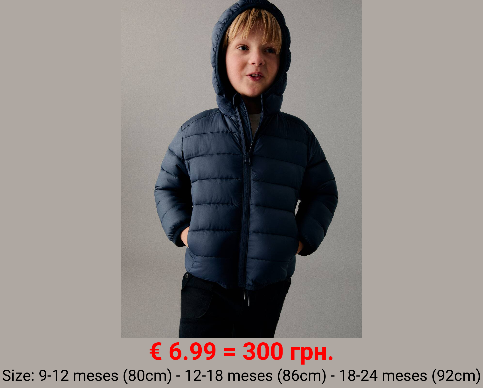 Anorak acolchado cremallera