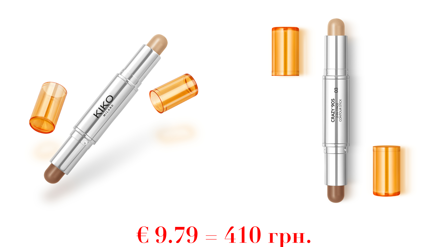 crazy '90s 2-in-1 face contour stick