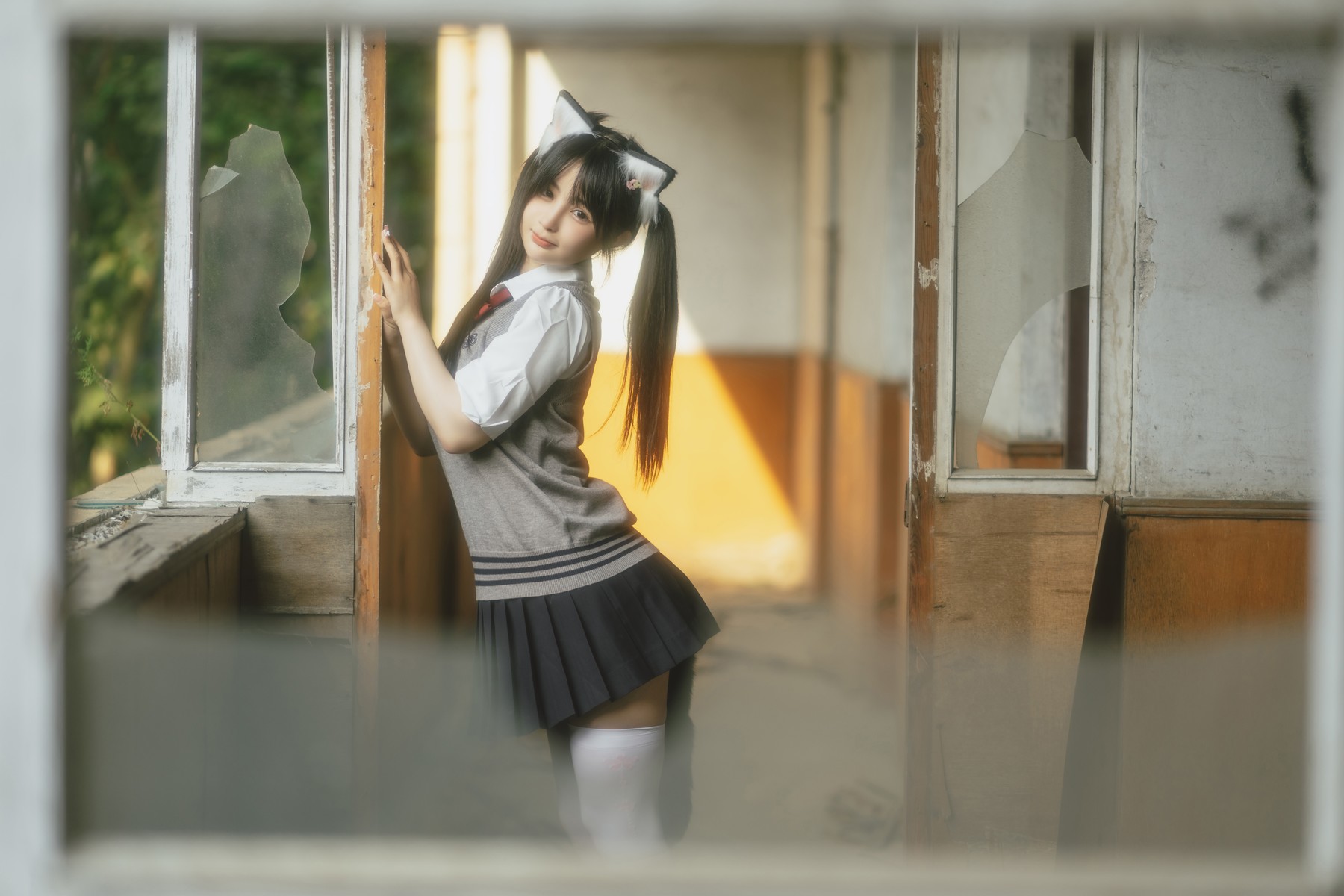 桜井宁宁 Cosplay 废墟jk 8