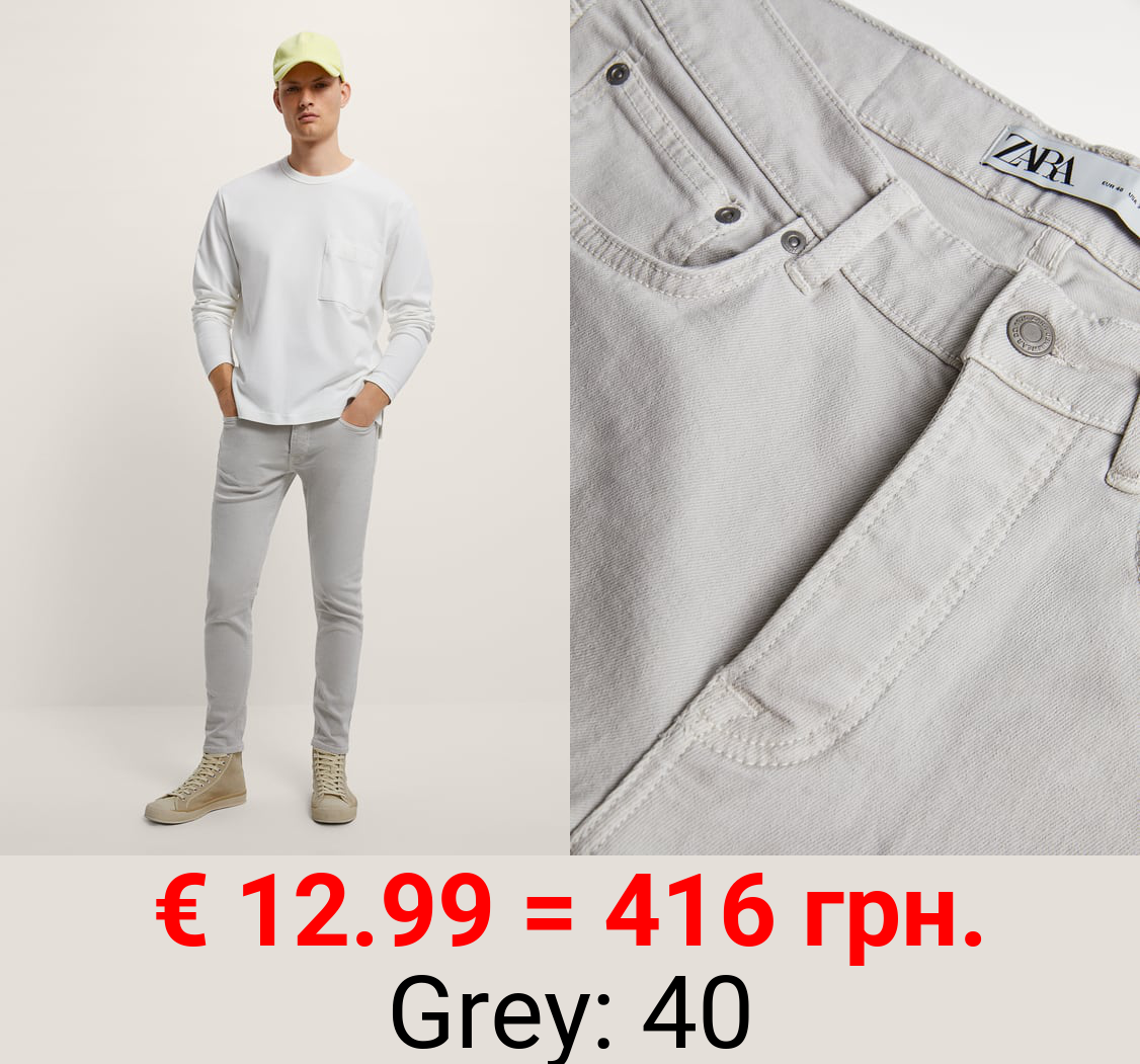 COLOURED BASIC TROUSERS