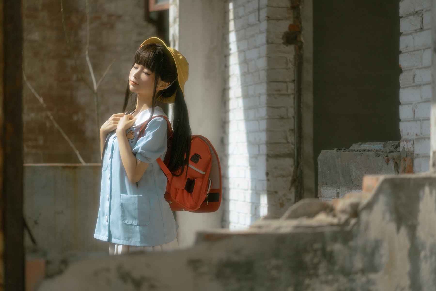 Cosplay 蠢沫沫 Chunmomo 小黄帽 绅士版 Set.02 5