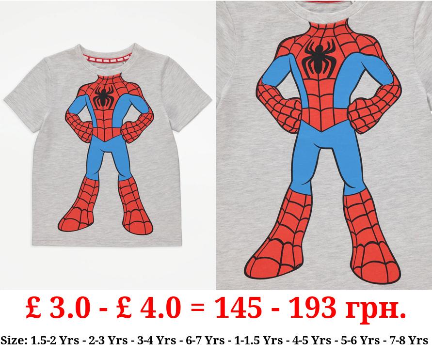 Marvel Spidey and Friends Grey T-Shirt