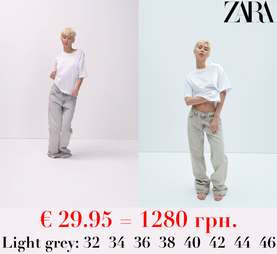 TRF WIDE-LEG MID-RISE FULL LENGTH JEANS