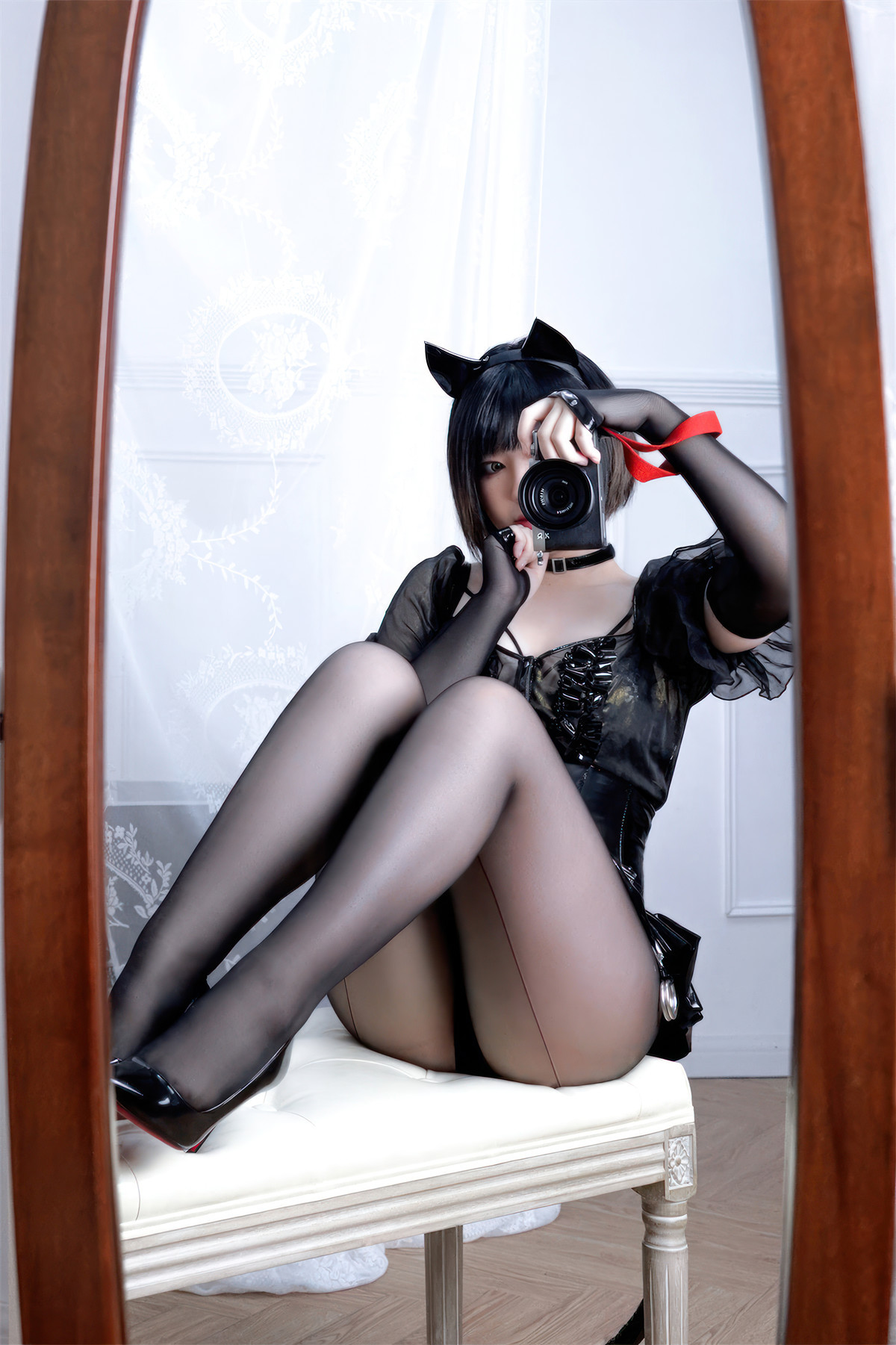 Cosplay 半半子Banbanko 黑猫NEKO 45