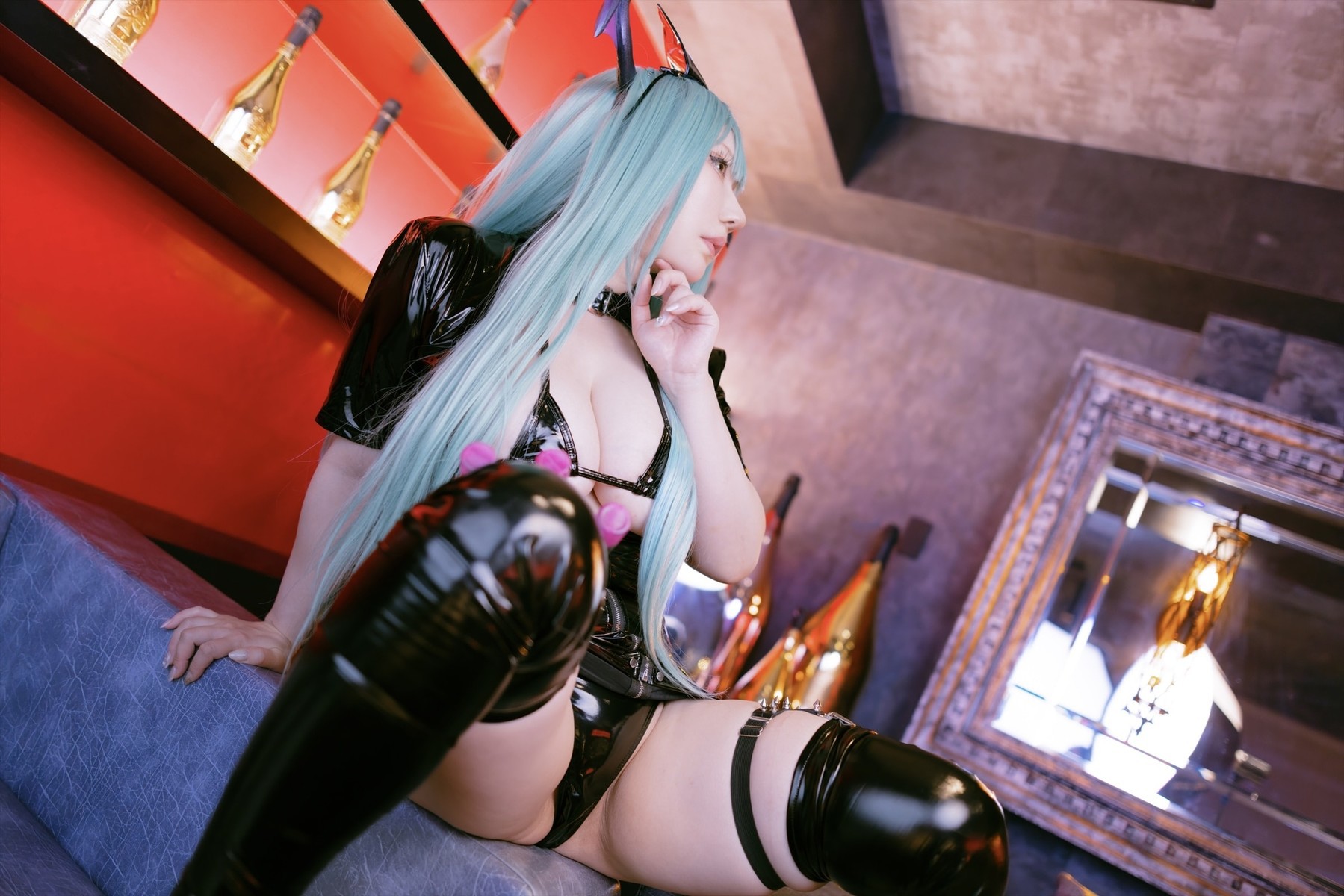 Cosplay SAKUサク Love builder Darkstalkers Set.02 26