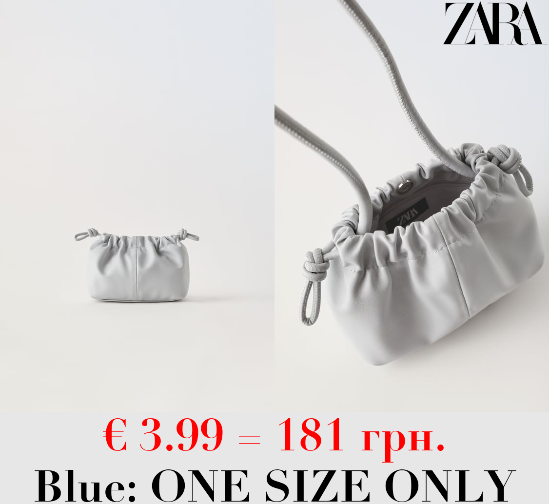 GATHERED CROSSBODY BAG