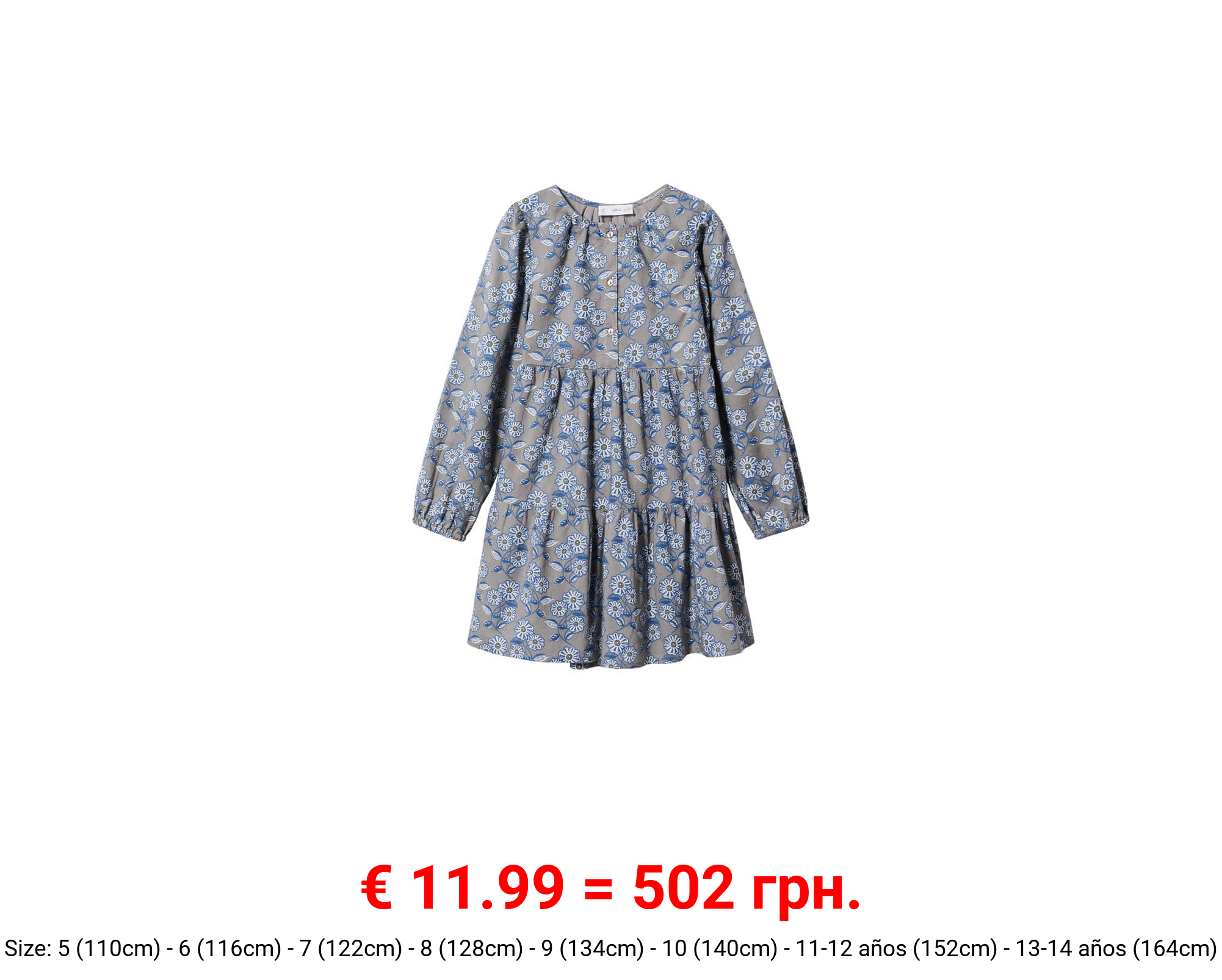 Vestido estampado floral