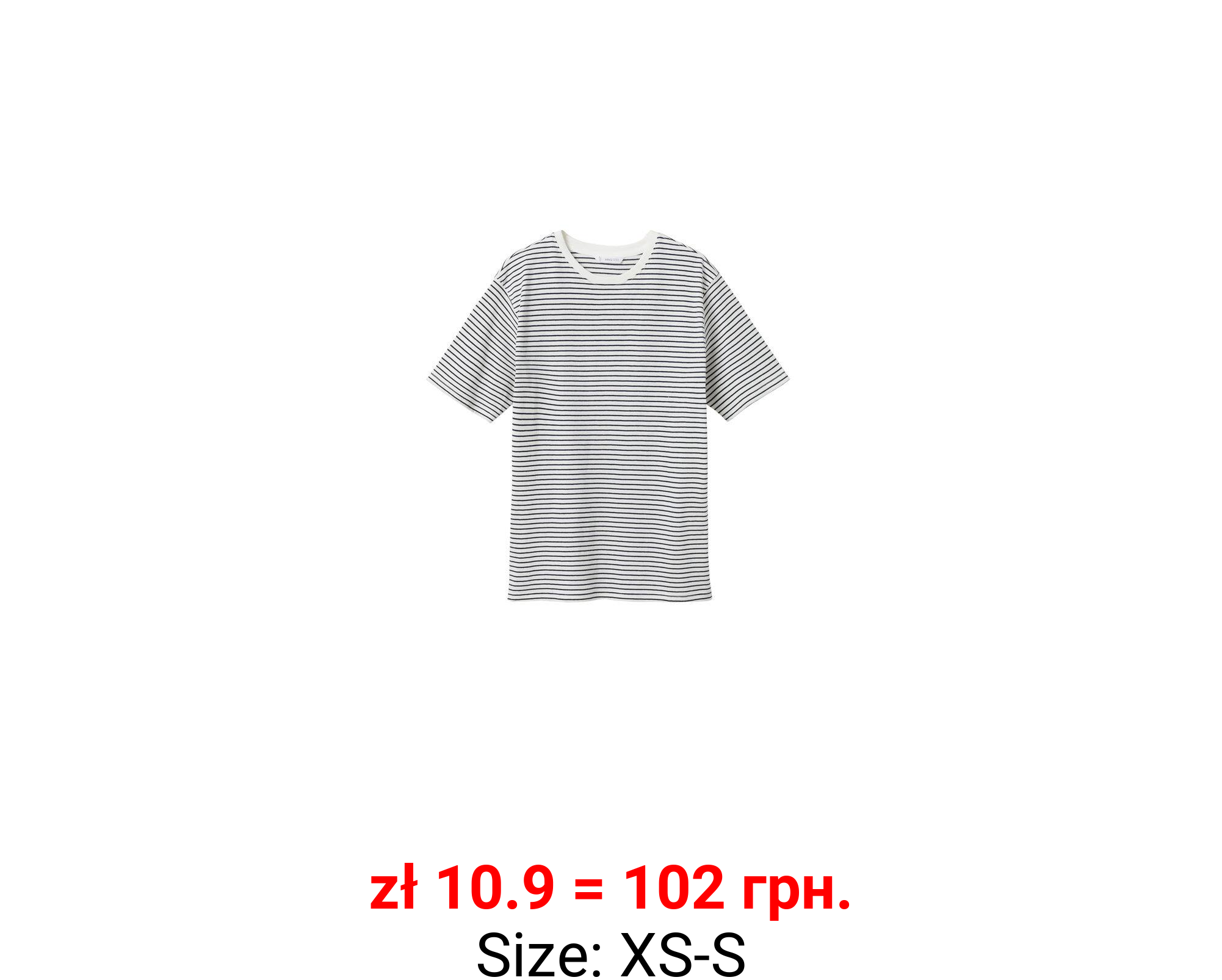 Camiseta algodón rayas