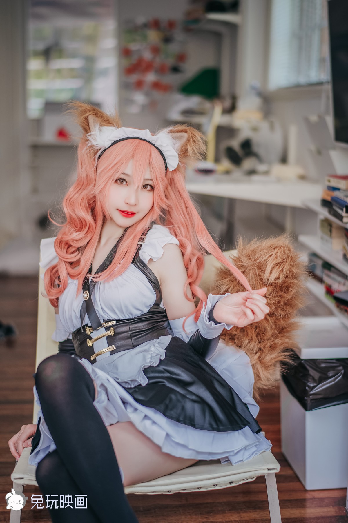 Cosplay 兔玩映画 女仆玉藻前 34