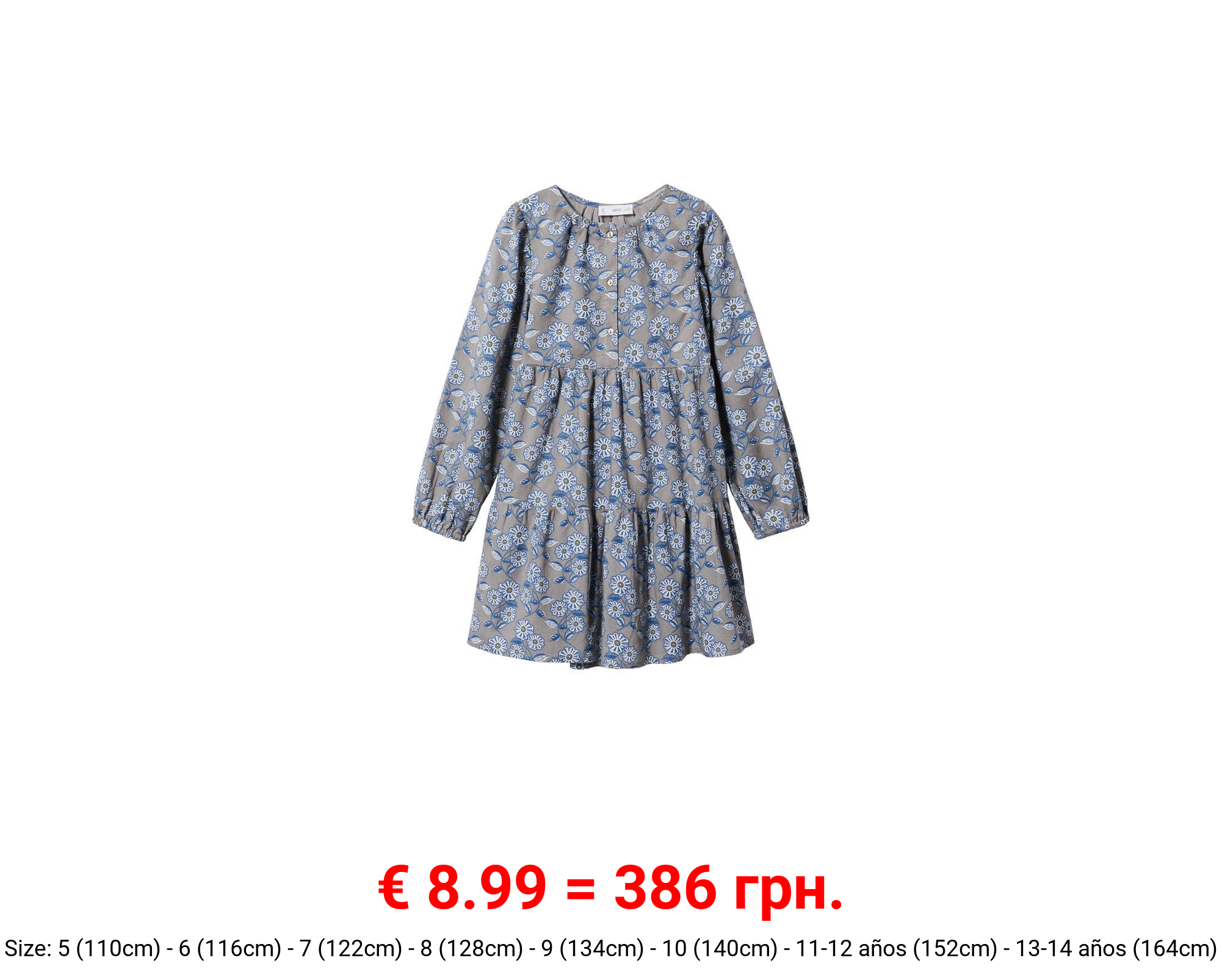 Vestido estampado floral